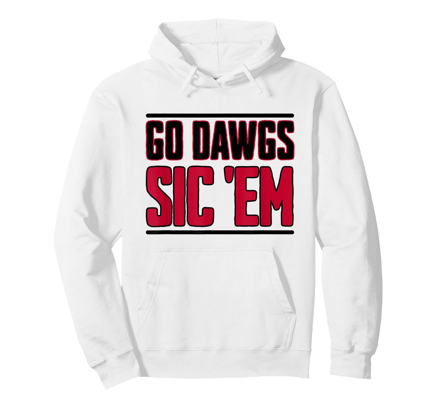 Bulldog Team Mascot School Spirit Go Dawgs Sic Em T-Shirt