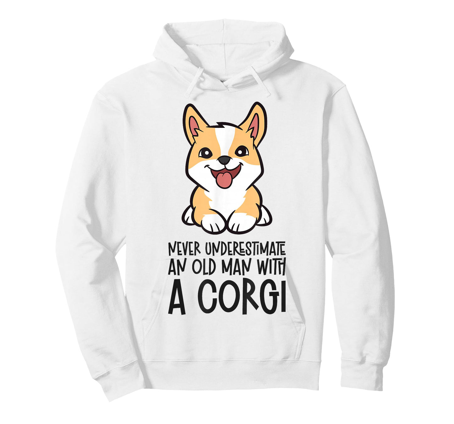 Never Underestimate An Old Man With A Corgi T-Shirt