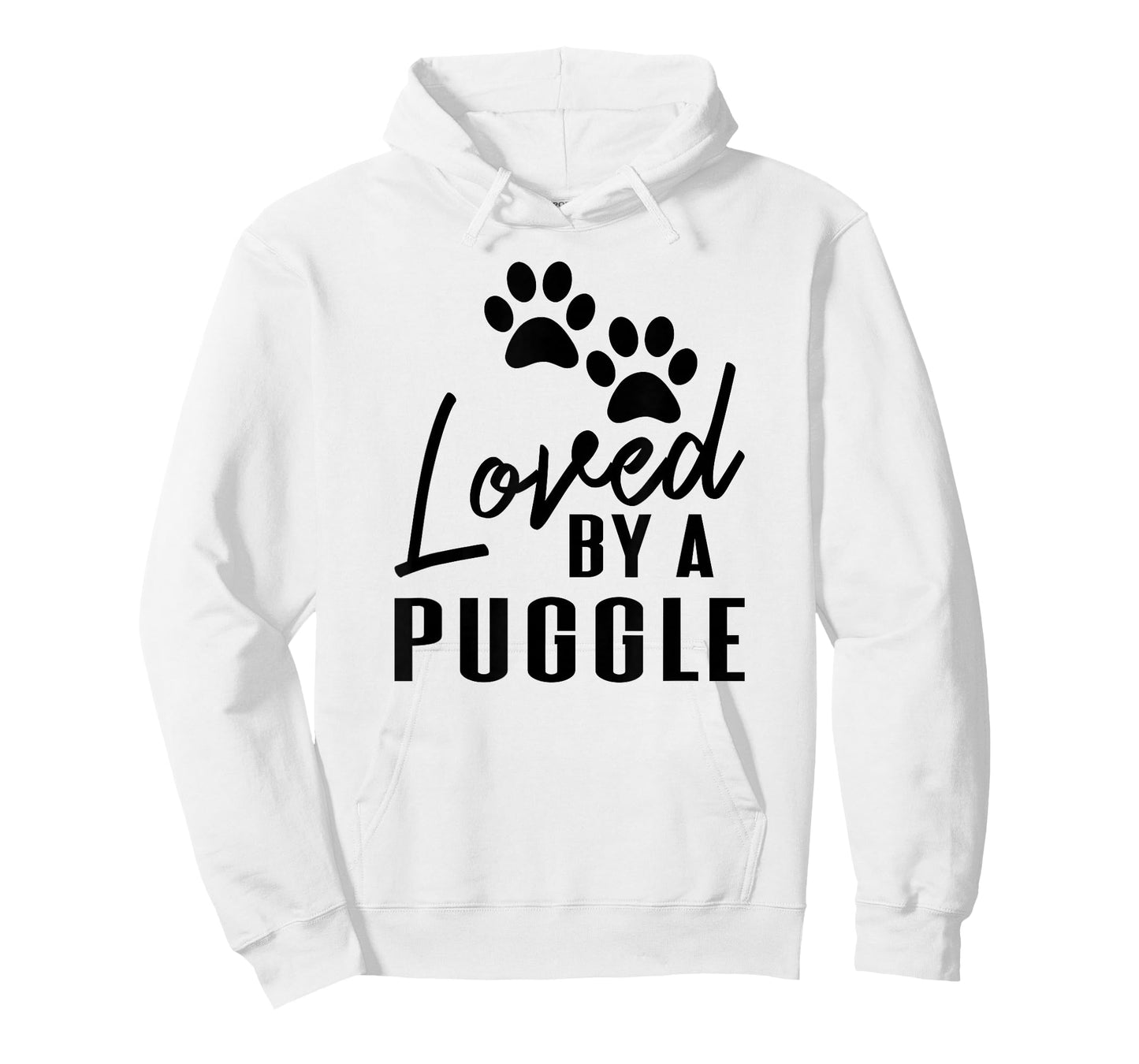 Loved by A Puggle Dog Mom or Dog Dad T-Shirt