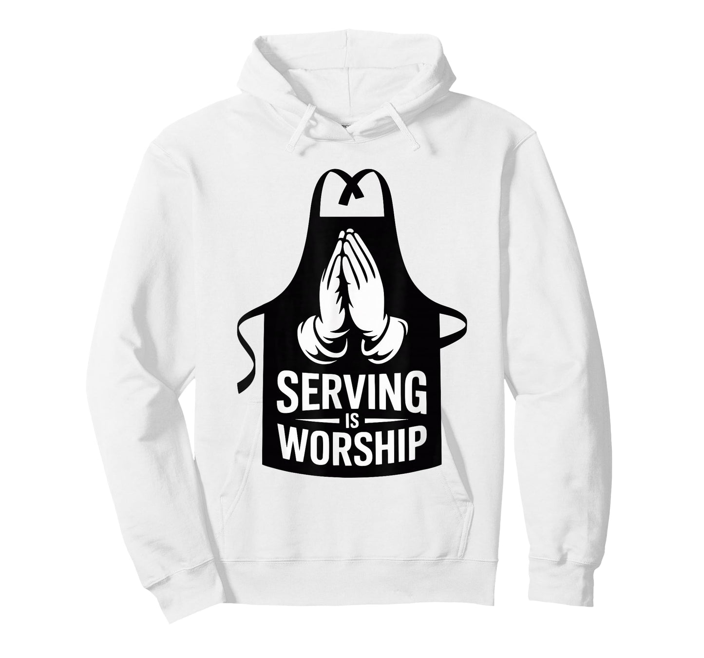 Serving is Worship Christian Faith Service and Humility T-Shirt