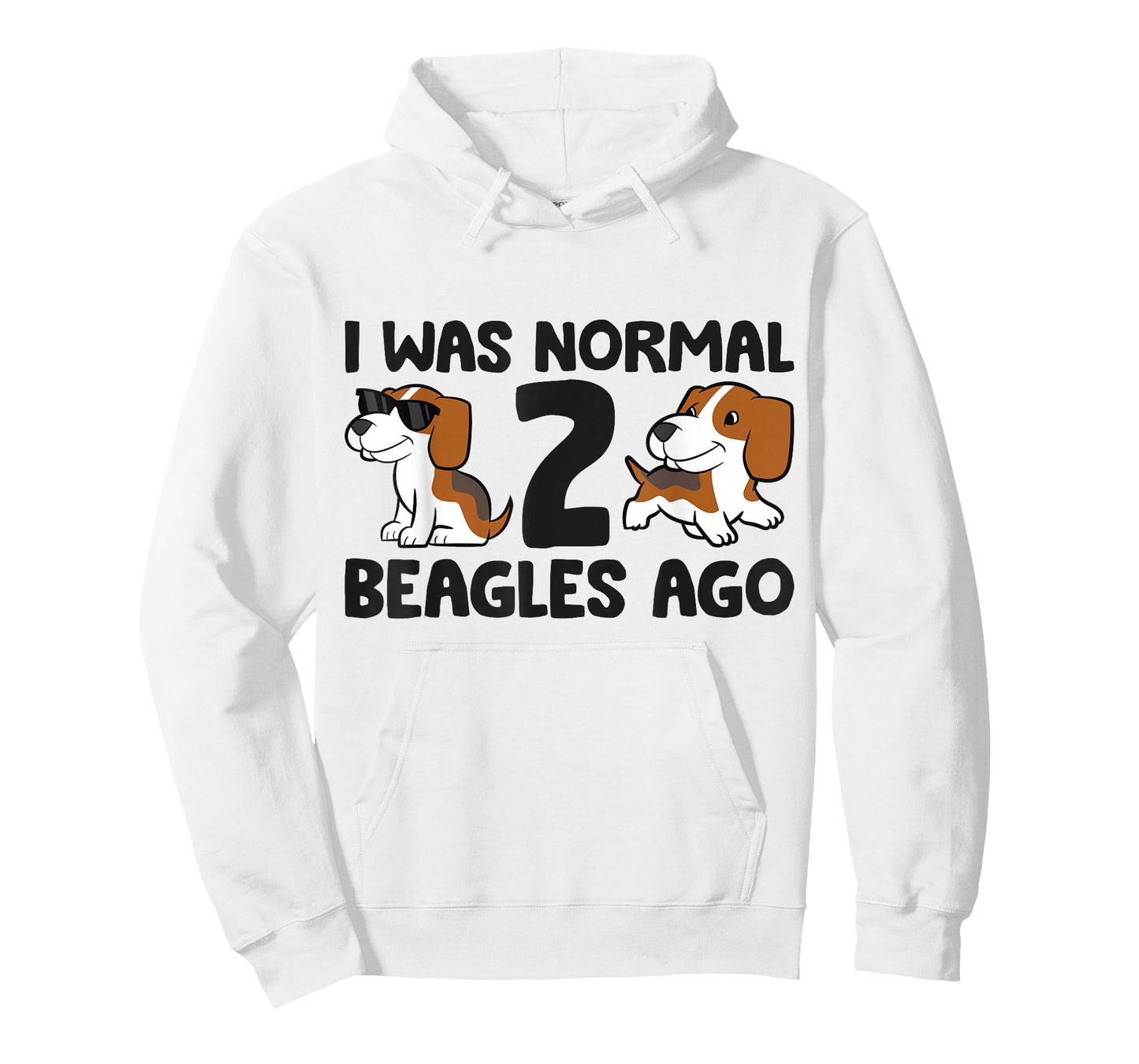 I Was Normal 2 Beagles Ago Funny Beagle T-Shirt