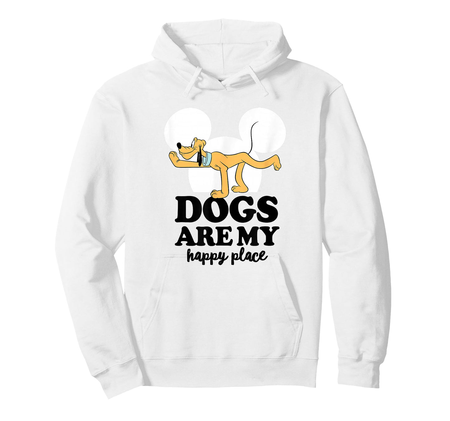 Pluto - Dogs are My Happy Place T-Shirt