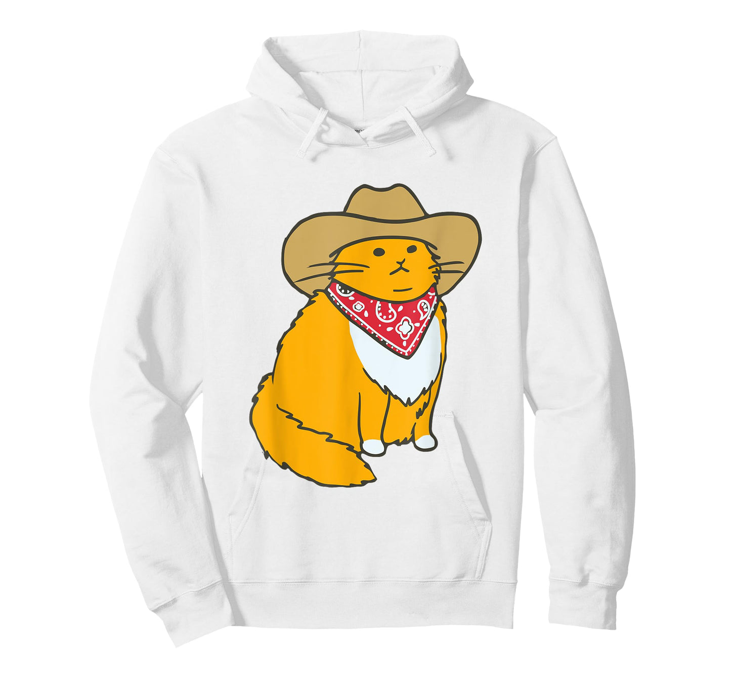 Cowboy Cat Meme Western Country Funny Chubby Kitten T-Shirt