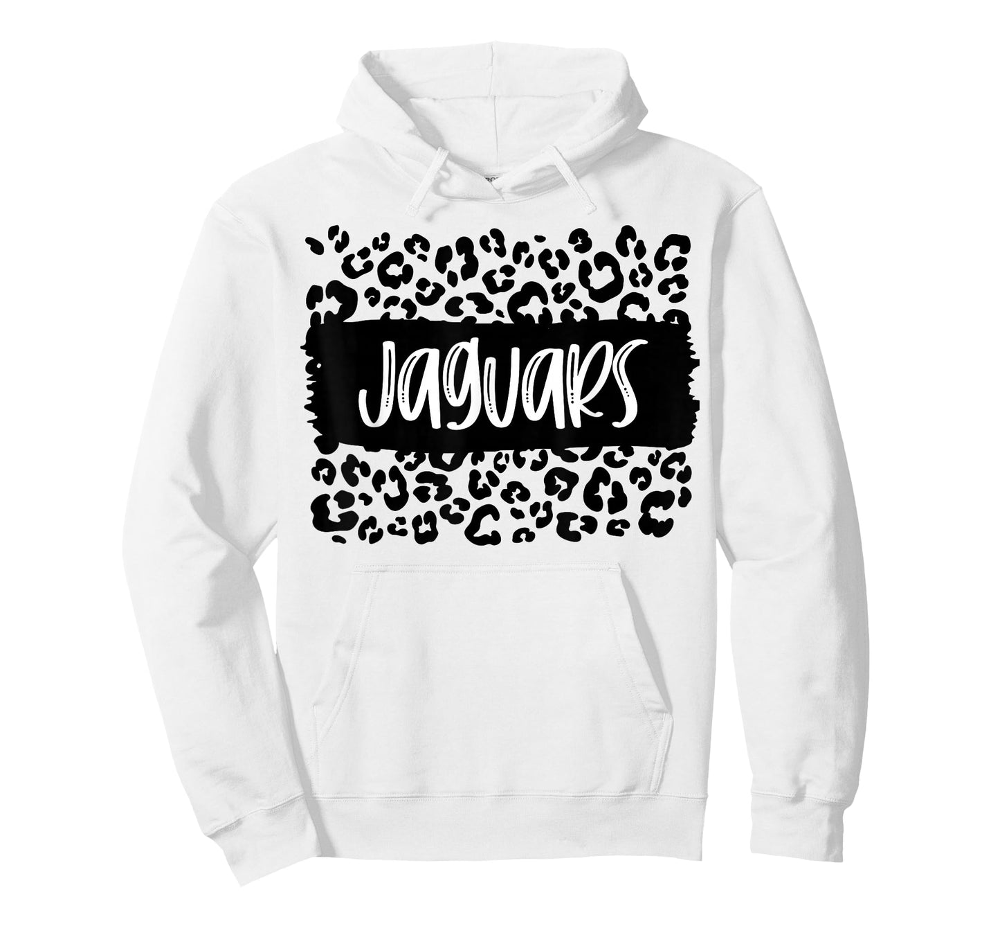 Jaguars Team Mascot School Spirit Game Night Leopard Print T-Shirt