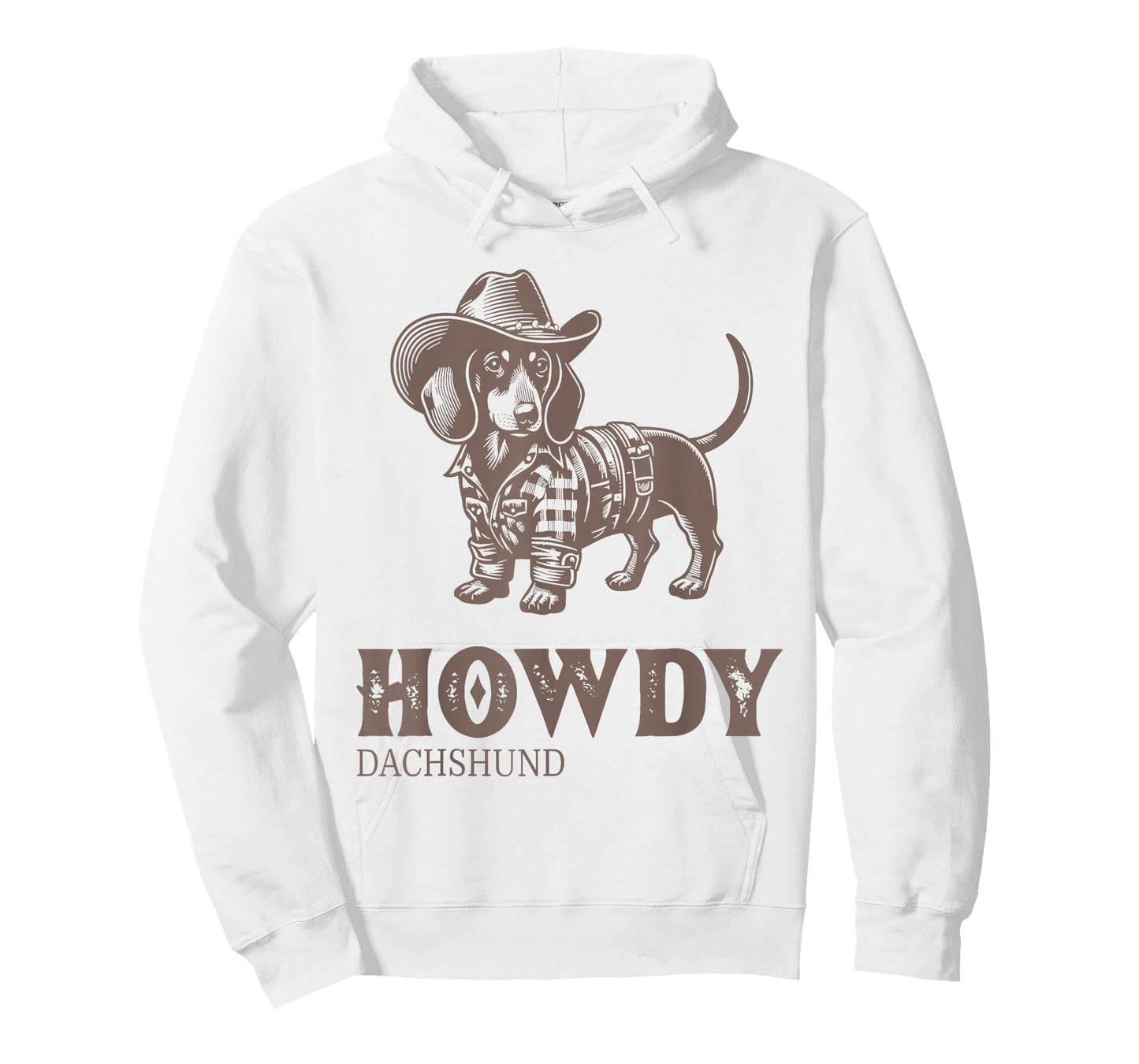 Howdy Partner Ready for Rodeo Cowboy Weenie Dog Dachshund T-Shirt