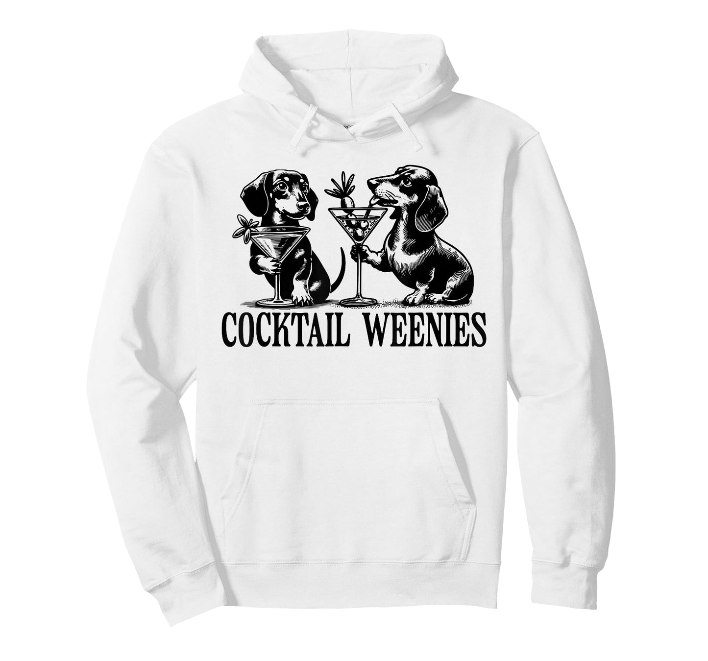 Martini Cocktail Lover Dachshund Cocktail Weenies Dachshund T-Shirt