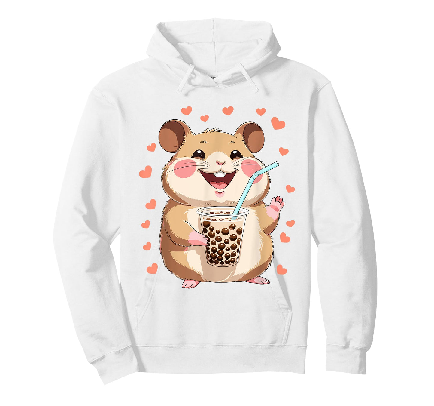 Cute Kawaii Capybara Boba Drinking Boba Kawaii Bubble Tea T-Shirt