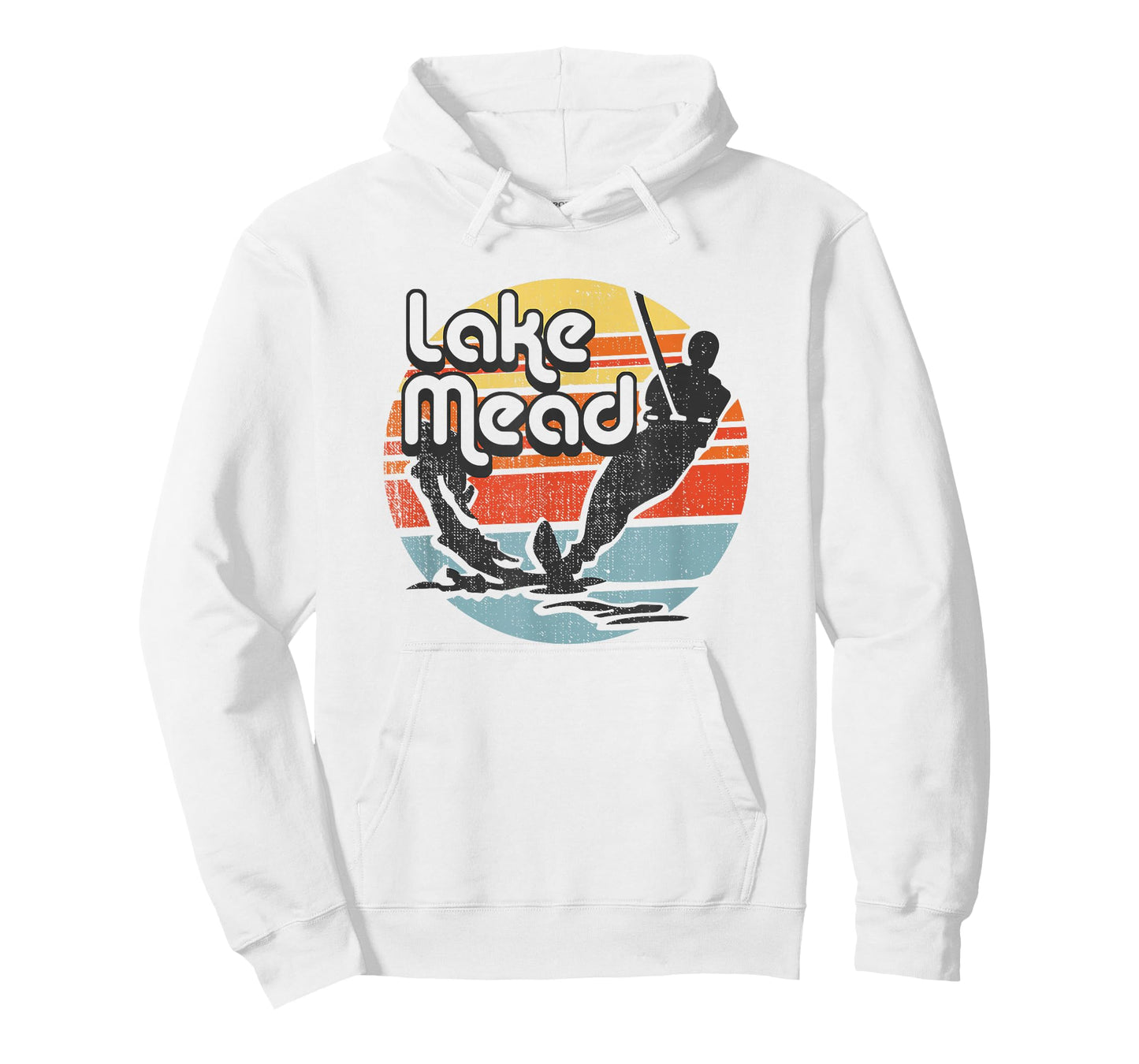 Lake Mead Nevada retro vintage waterskiing T-Shirt