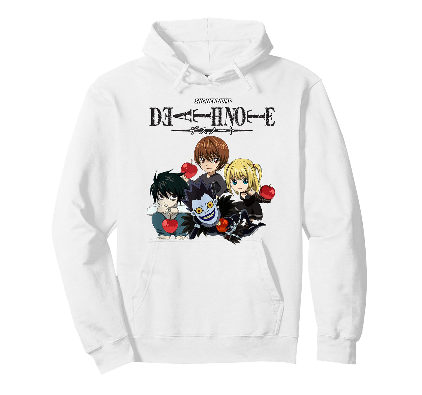 Death Note Chibi Characters with Apples Anime T-Shirt