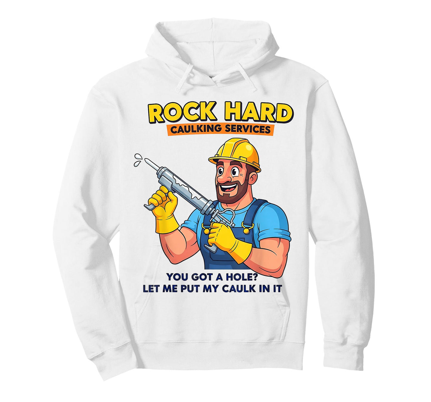 Funny Caulking Services Humor for Men and Adults T-Shirt