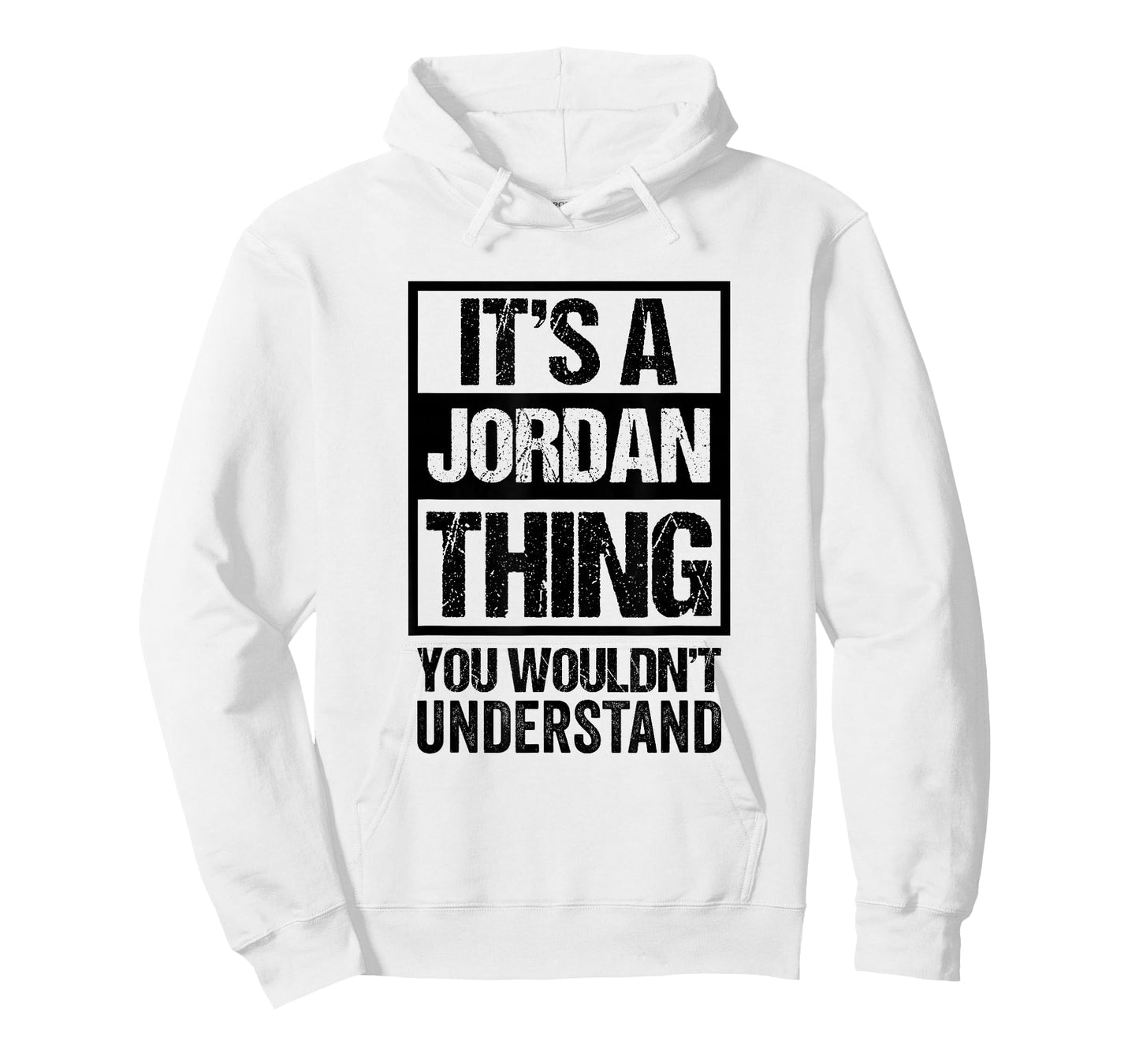 Fun Black Version It's A Jordan Thing Family Name Group Pic T-Shirt