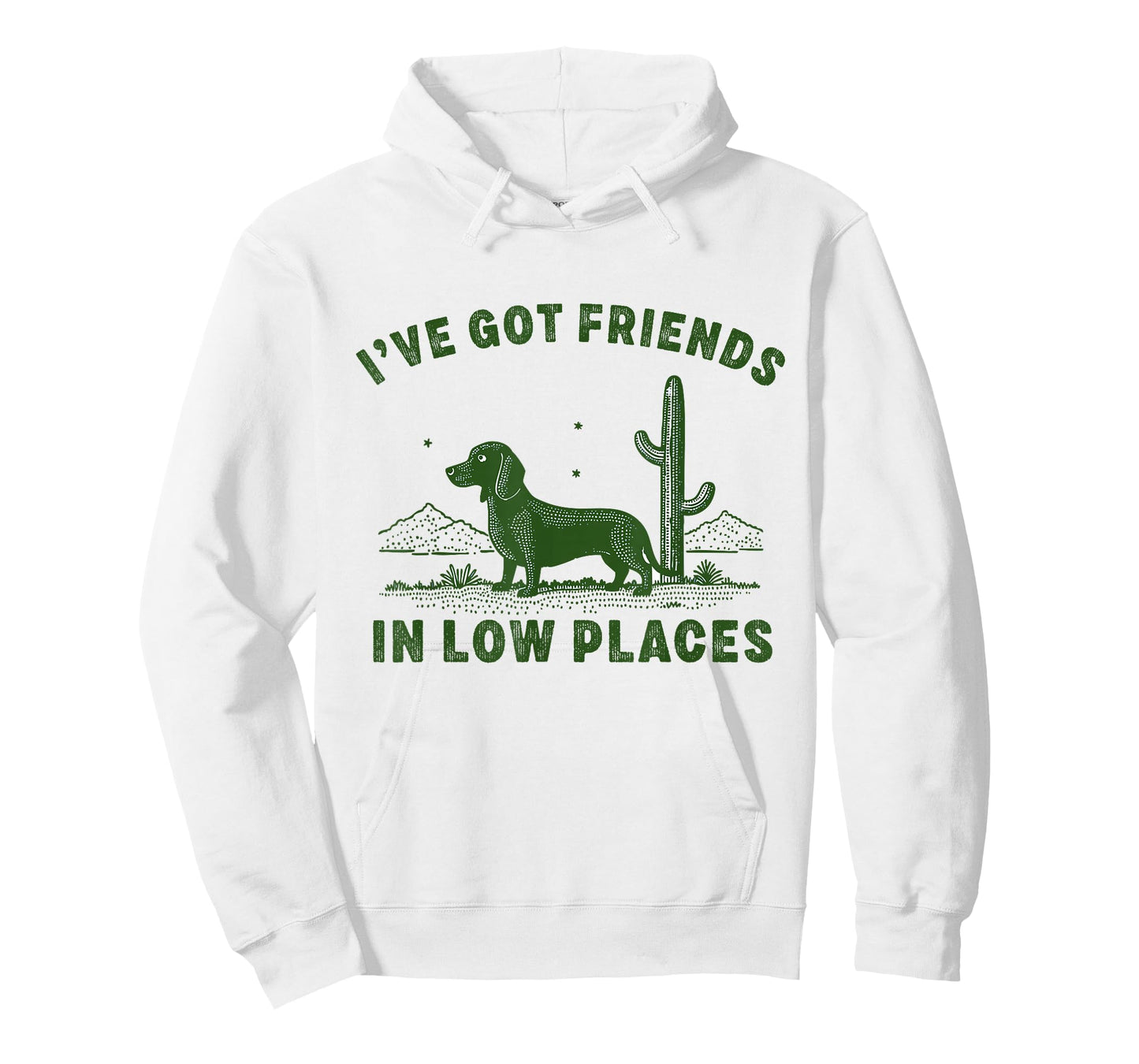 I've got Friends in Low Places Dachshund Wiener Sausage Dog T-Shirt