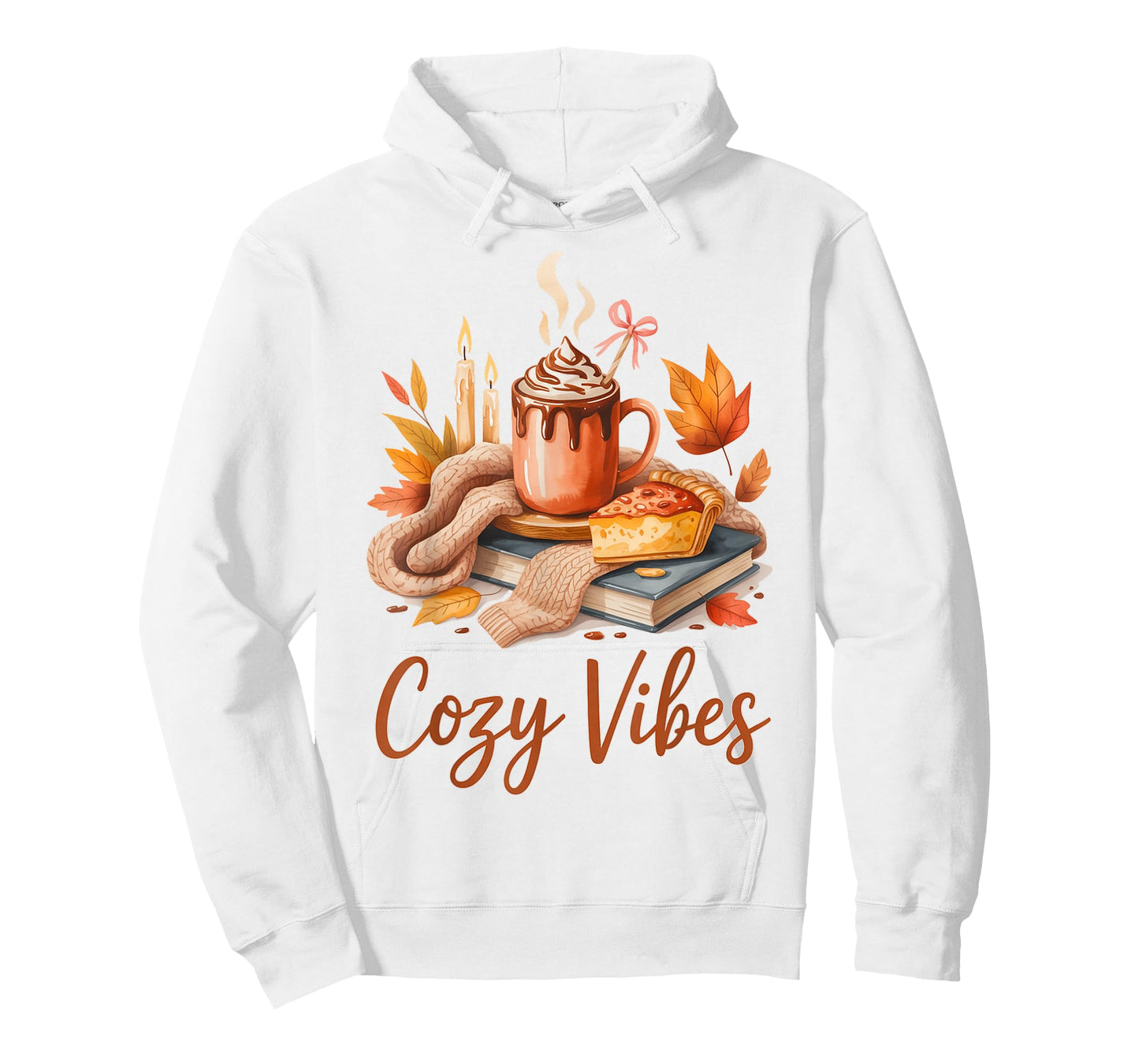 Cozy Vibes for Fall Lovers Relaxing at Home T-Shirt