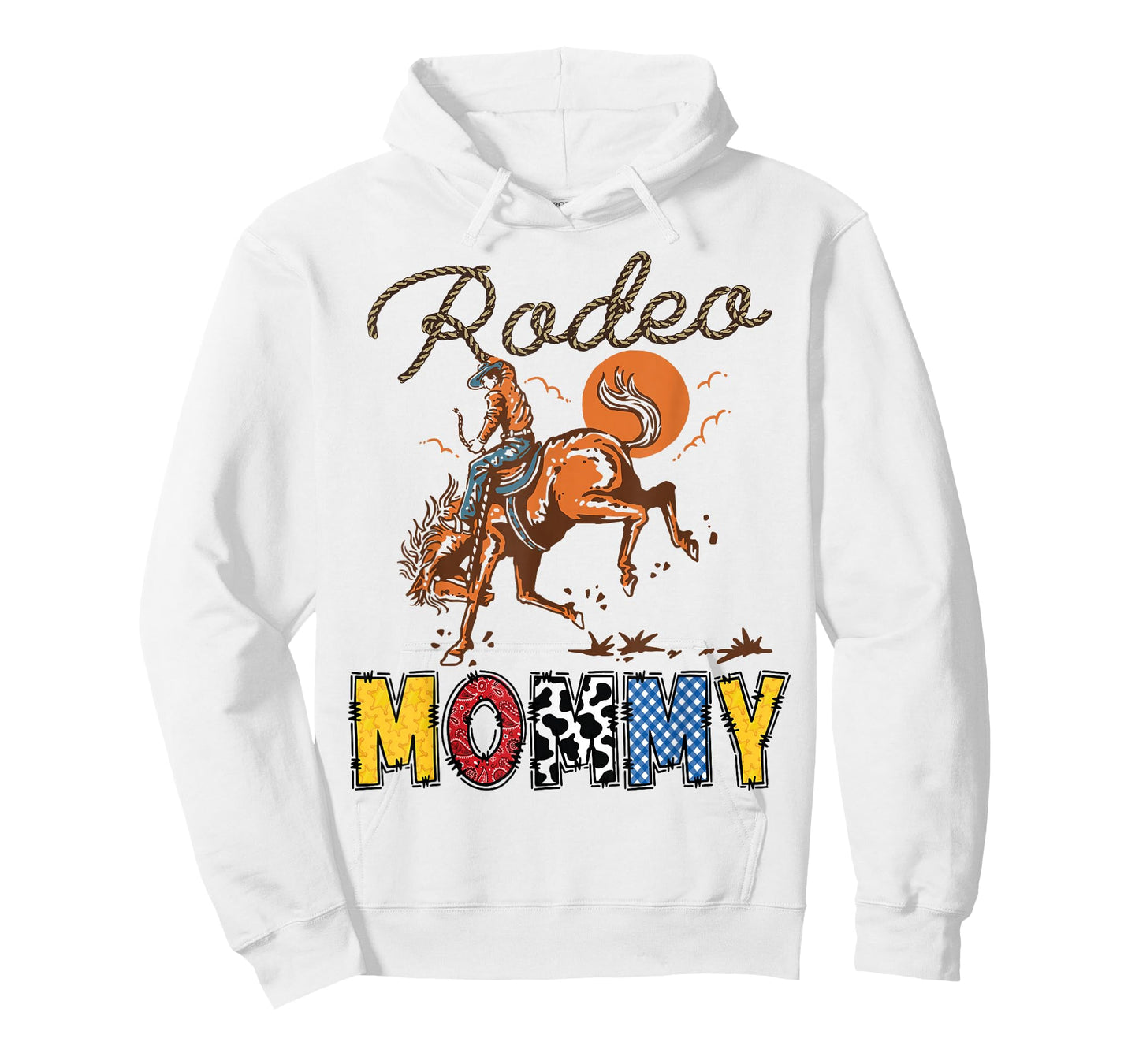 Rodeo Mommy Cowboy Cowgirl Birthday Matching Family T-Shirt