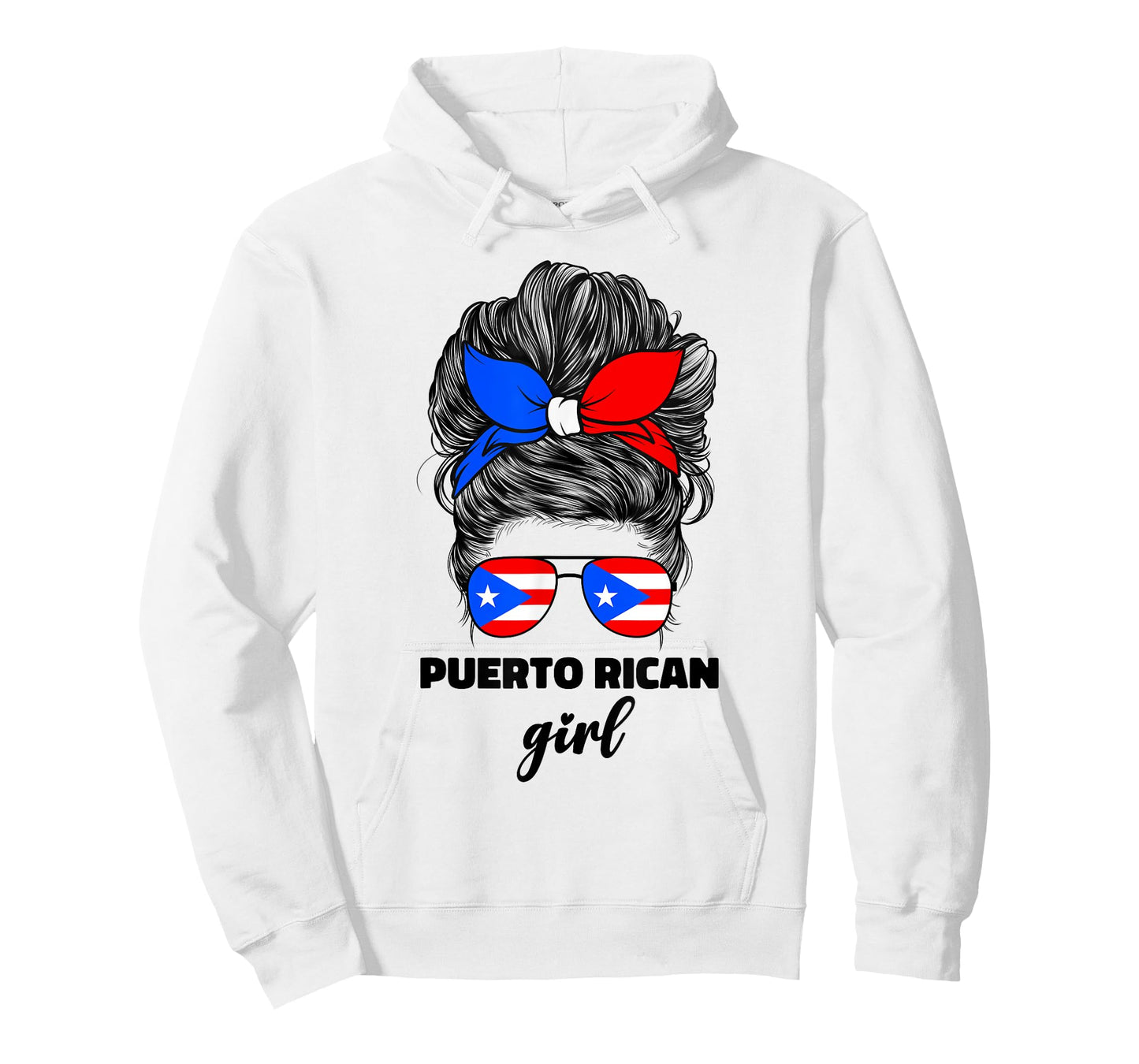 Puerto Rican Girl For Women Girls Boricua Puerto Rico Flag T-Shirt