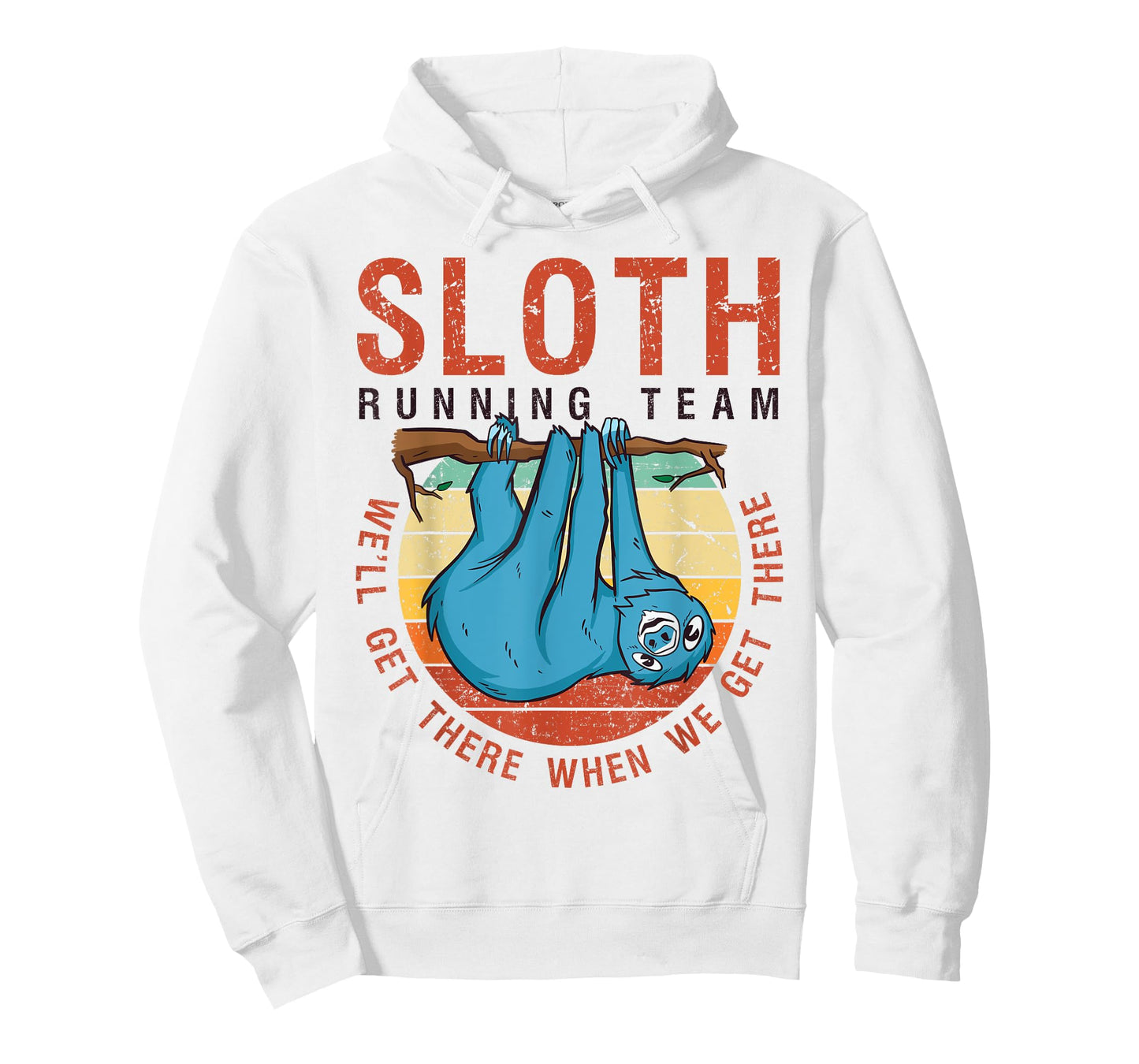 Sloth Running Team Funny Marathon Runner Sloth-Lover Gift T-Shirt