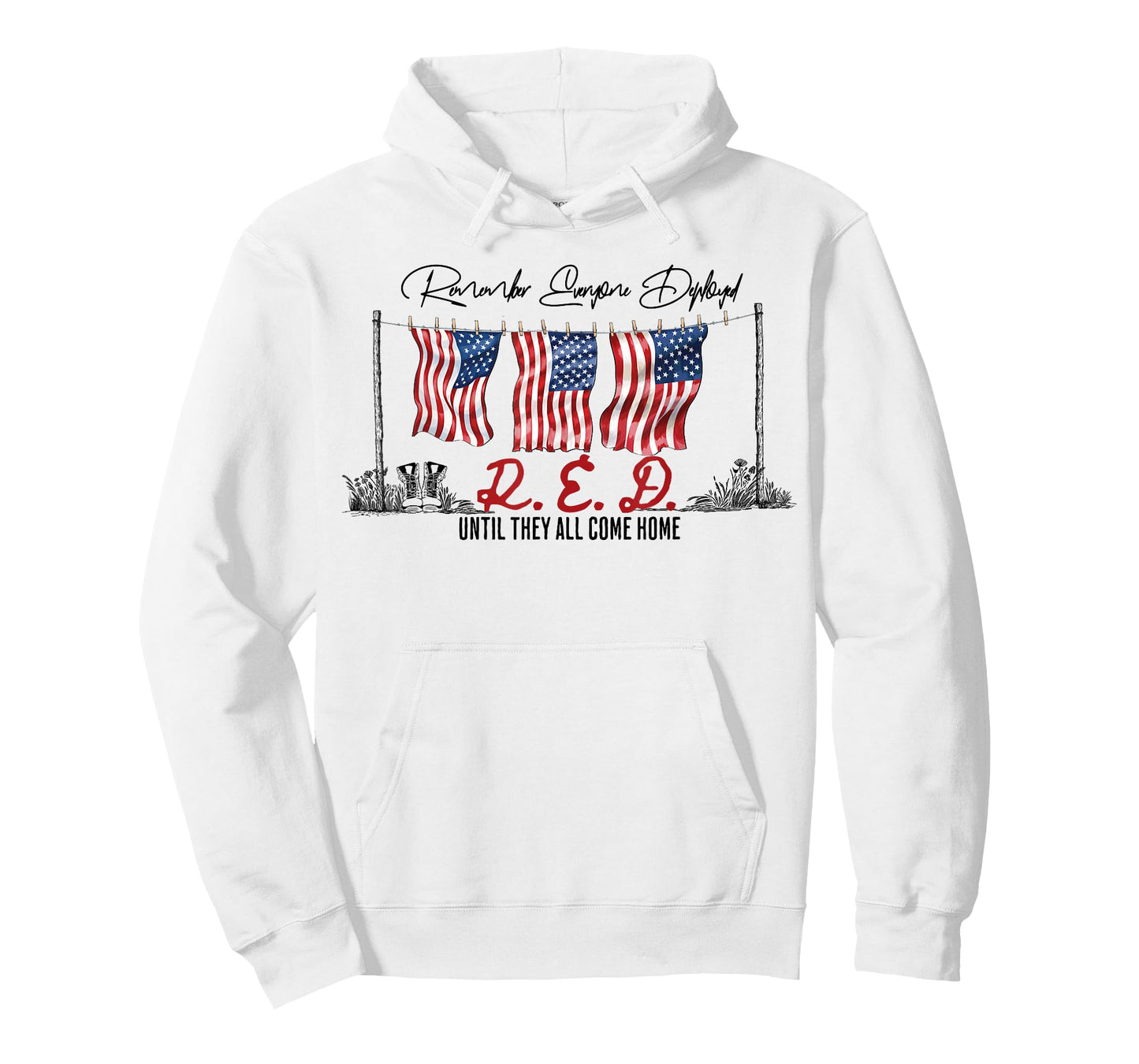 Red Friday Remember Everyone Deployed for Women Men Kid Wife T-Shirt
