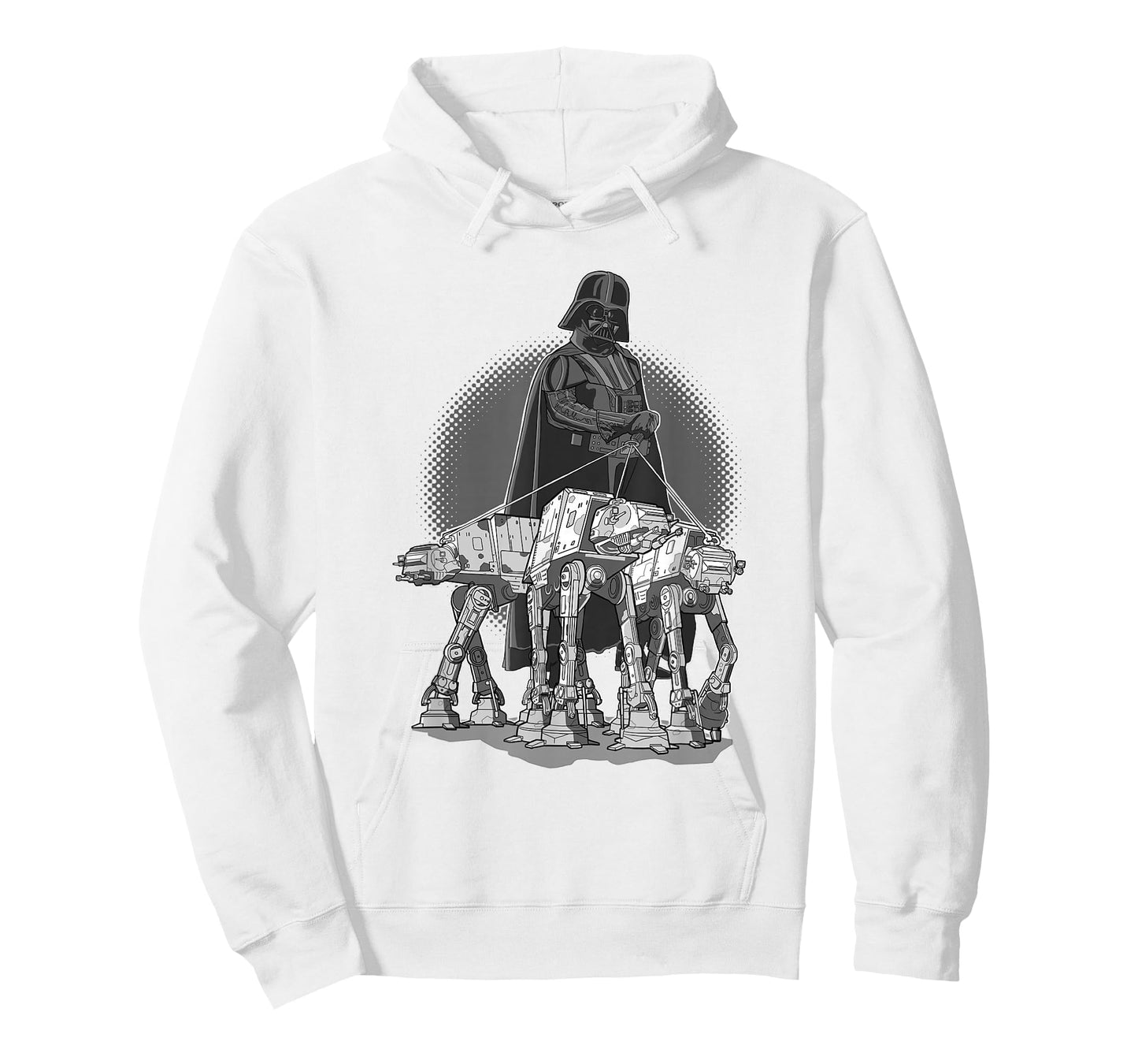 Star Wars Darth Vader AT Walkers Dogs Leash Portrait T-Shirt