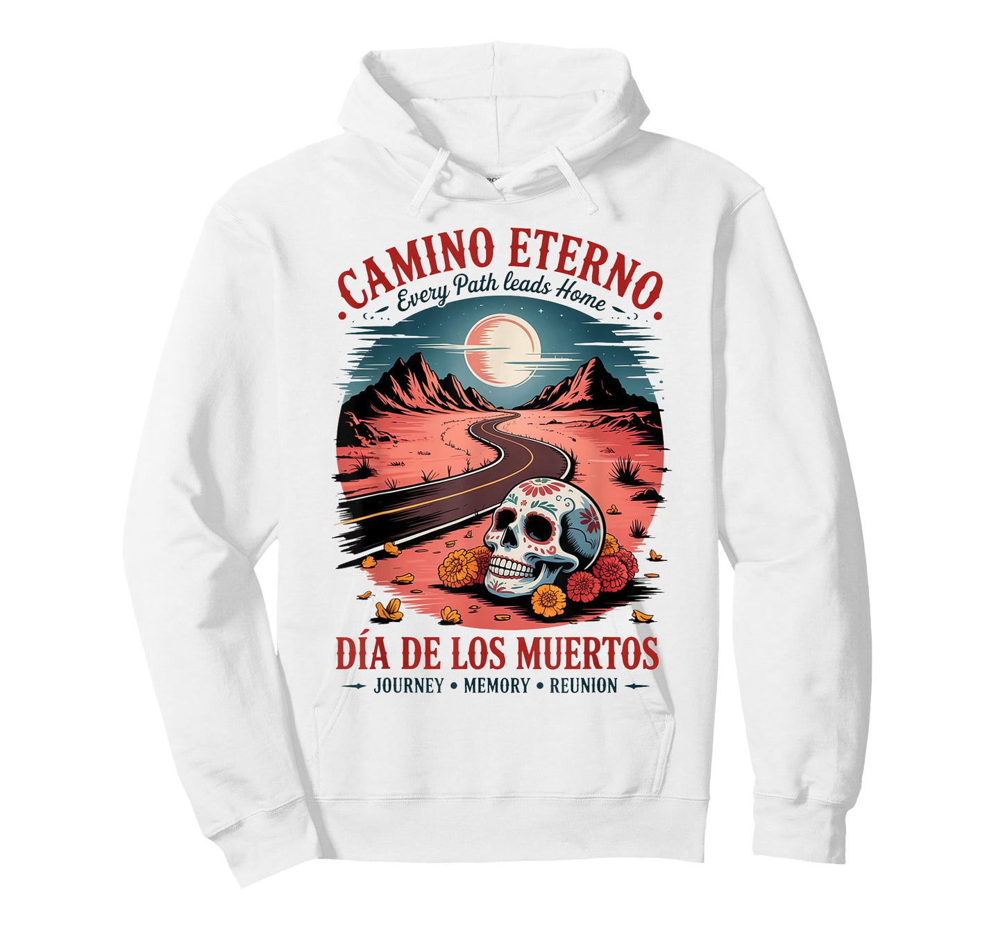 Day of The Dead Eternal Road - Dia de Los Muertos T-Shirt