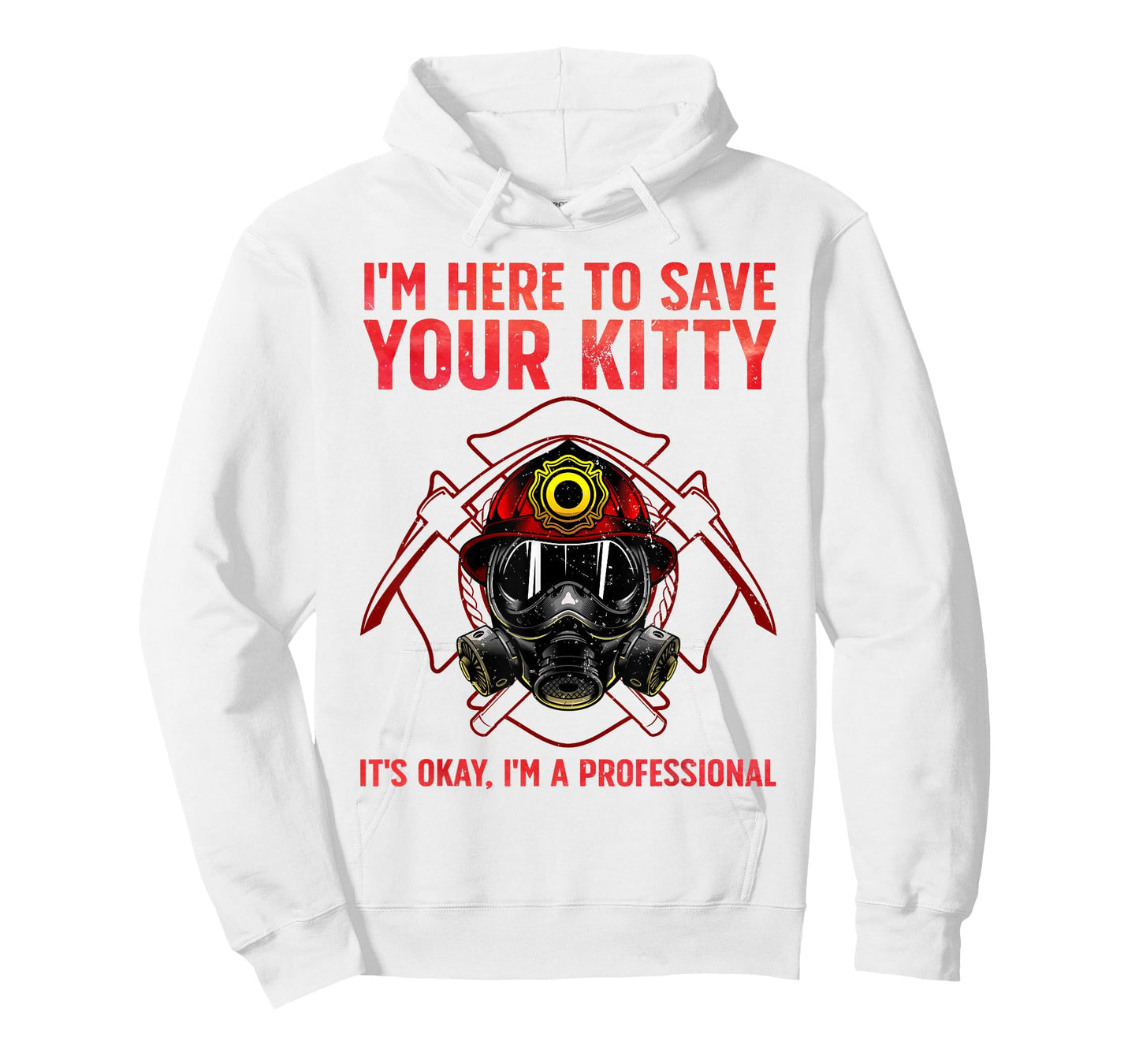 Funny Firefighter Art for Men Women Fireman Gag Fire Fighter T-Shirt