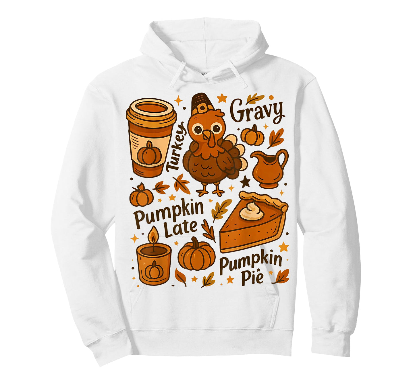 Thanksgiving Family Dinner Funny Turkey Gravy Pumpkin Pie T-Shirt