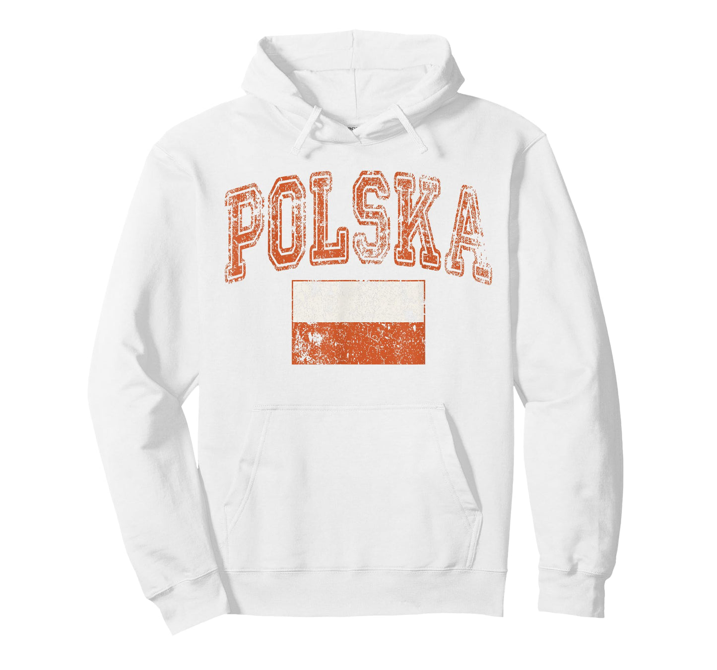 Vintage Retro Faded Polska Poland Flag Polish Pride T-Shirt