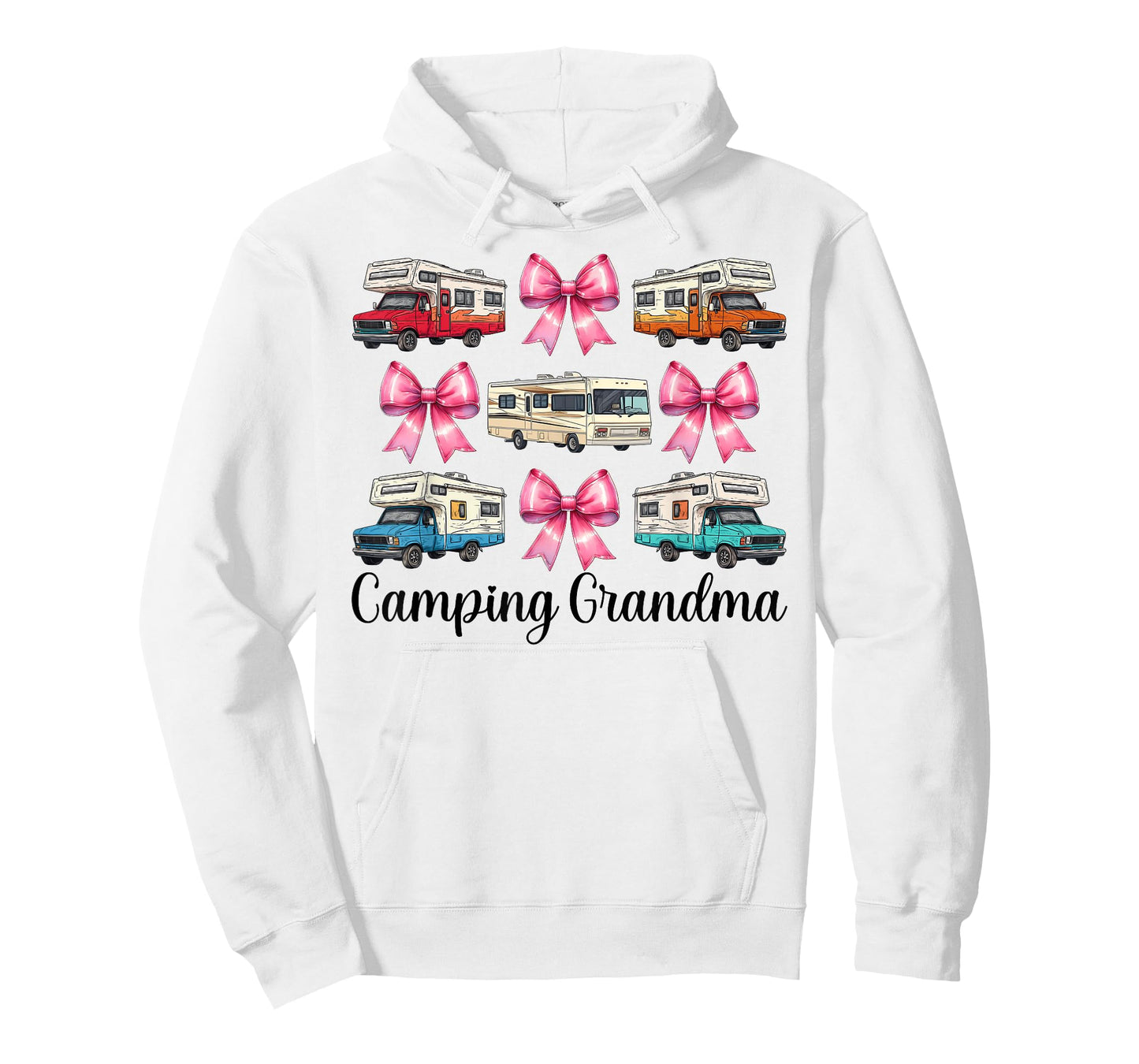 Camping Grandma RV Camping Camper Motorhome Nana Coquette T-Shirt