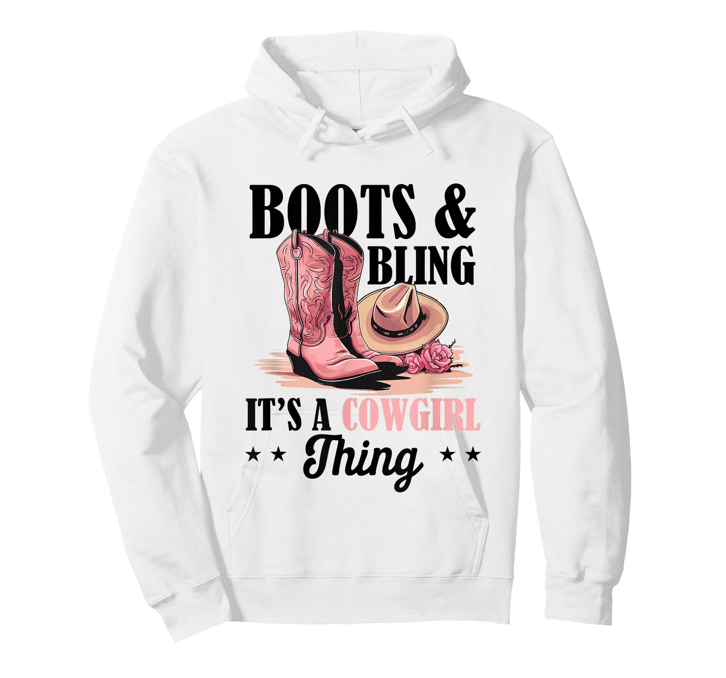 Rodeo Western Country Southern Cowgirl hat - Boots & Bling T-Shirt