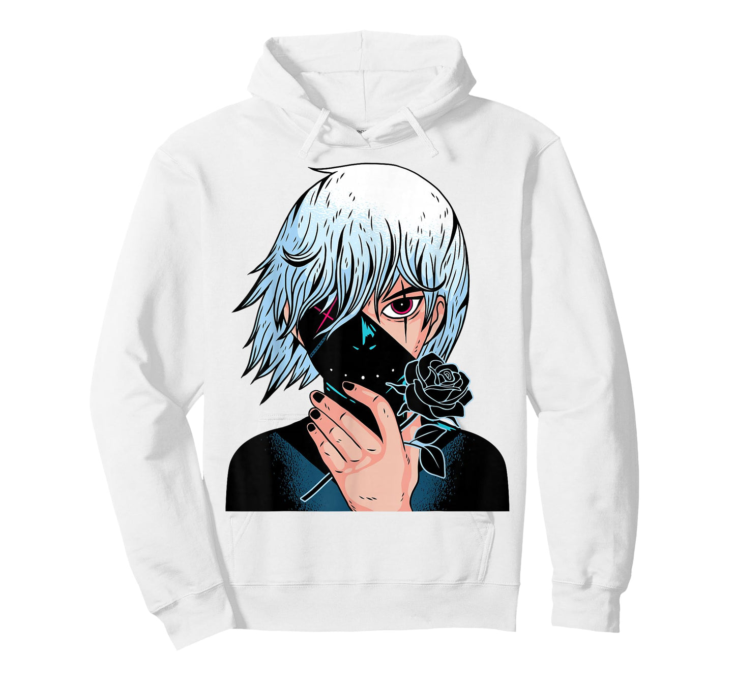 Black Roses - Alt Aesthetic - Anime Manga Pink T-Shirt