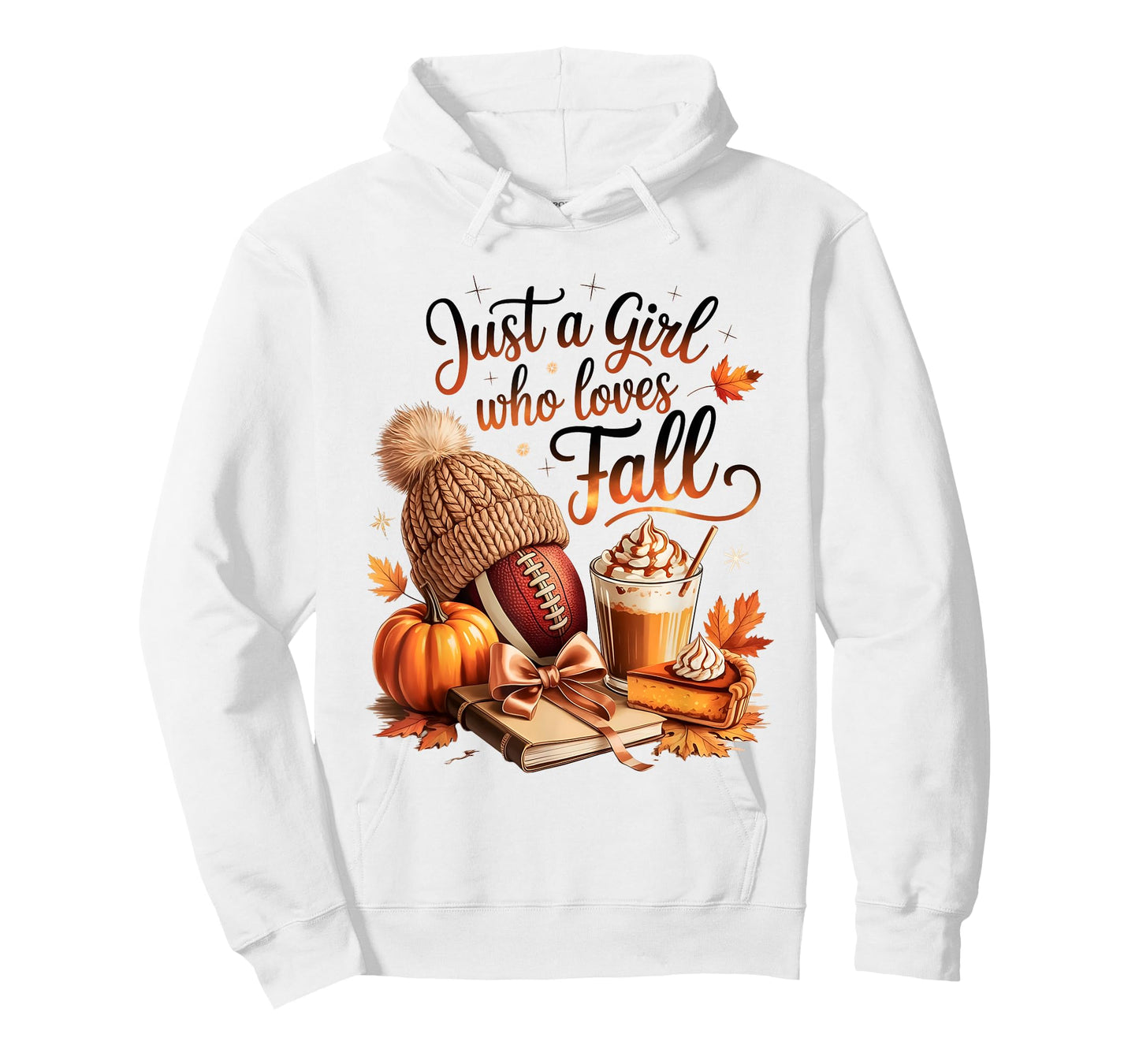 Just a Girl Who Loves Fall Cozy Fall Season Autumn Girl T-Shirt