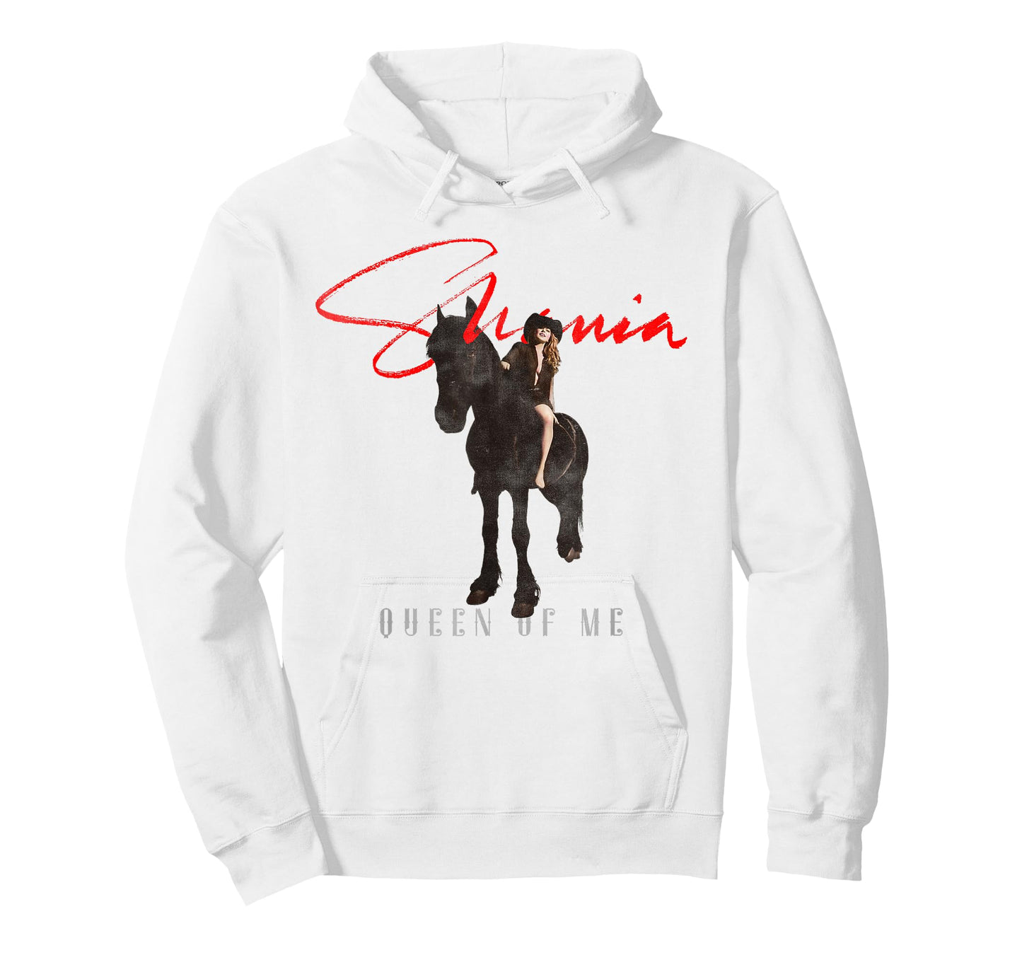 Official Shania Twain Queen of Me Horseback White T-Shirt