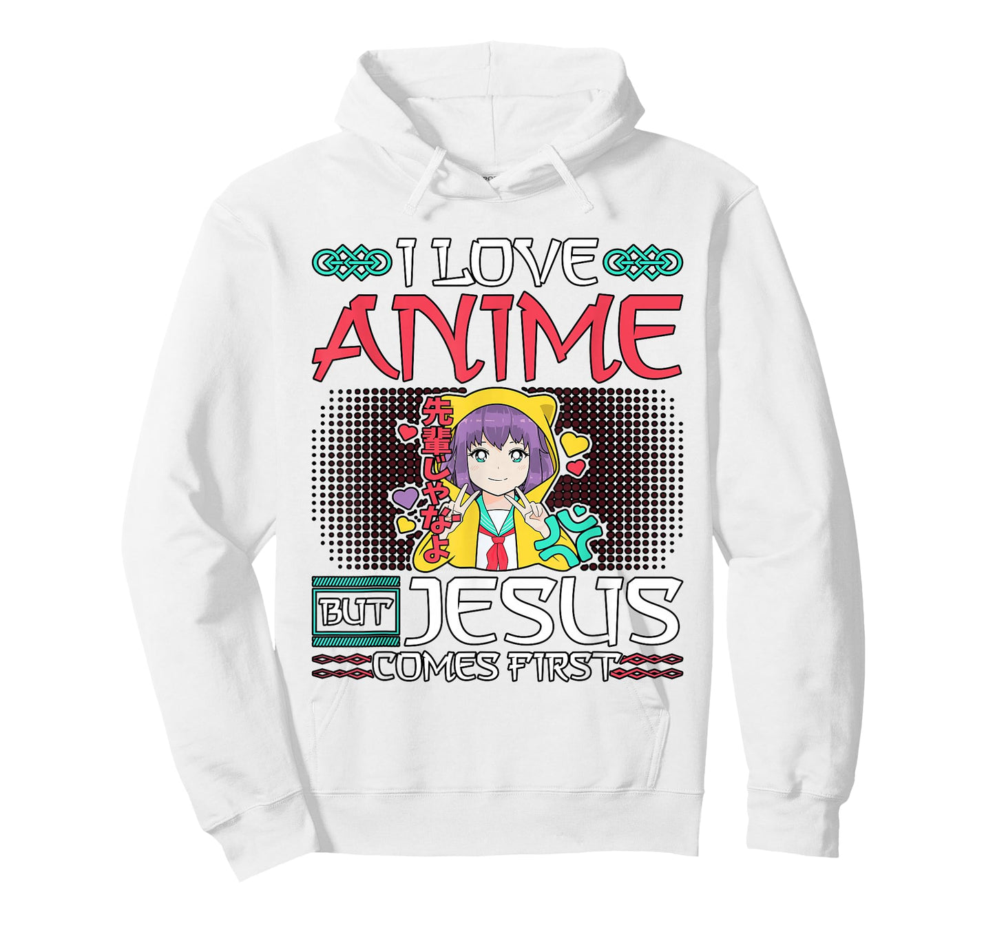 I love Anime but Jesus comes first Anime Lovers T-Shirt