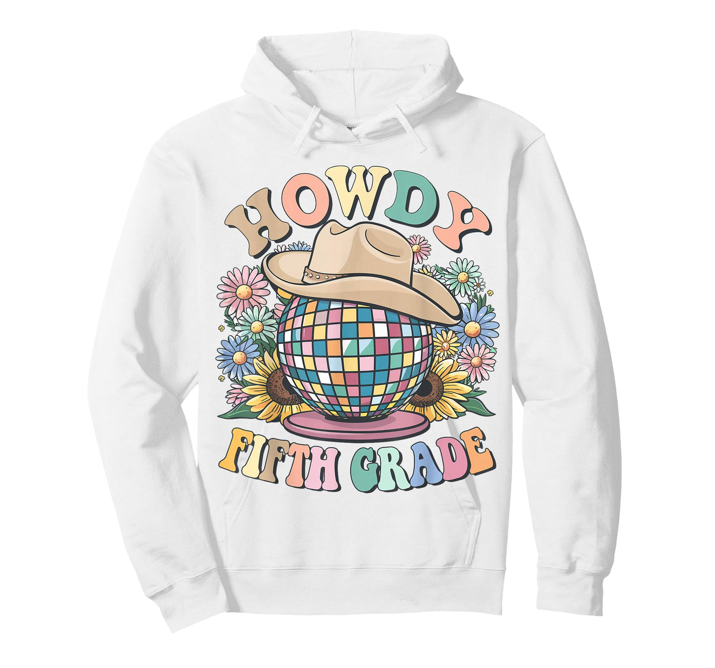 Howdy Fifth Grade Cowgirl Country 5th Grade Back to School T-Shirt