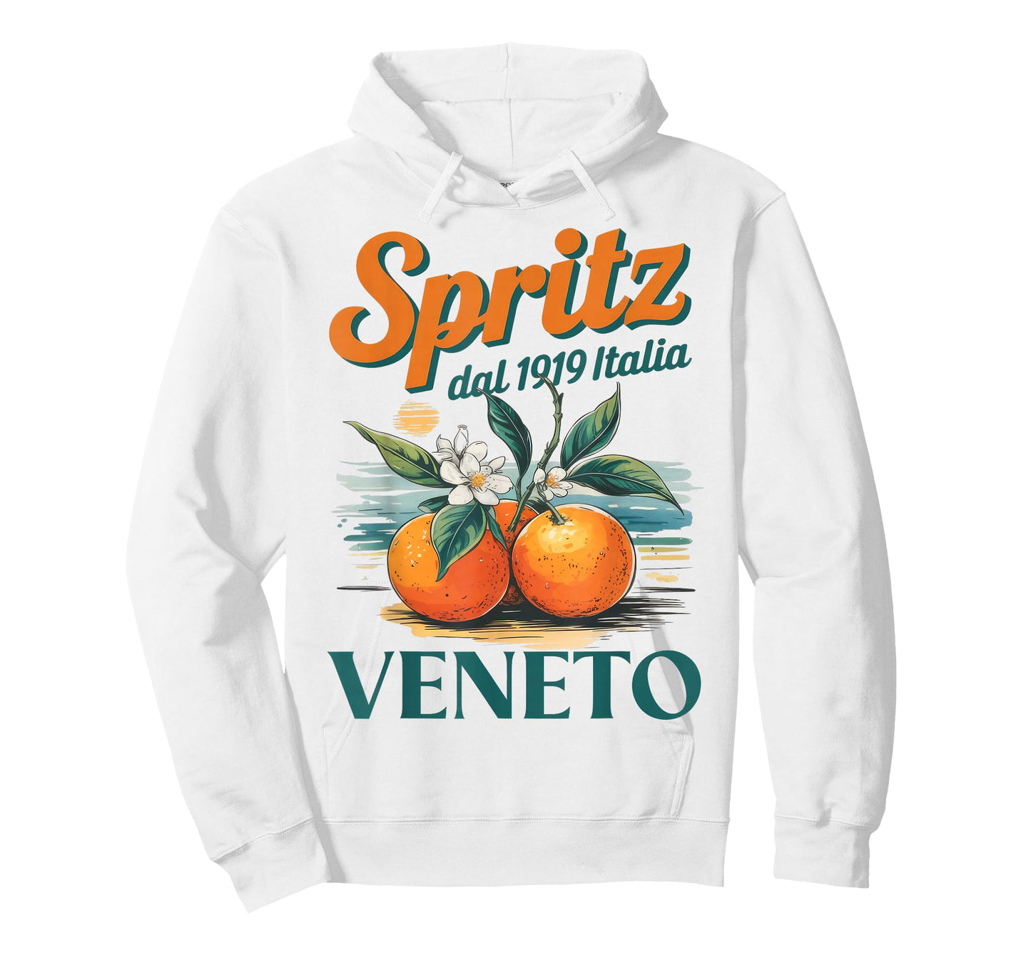Spritz Veneto Dal 1919 Italia Vintage Orange Wine Cocktail T-Shirt