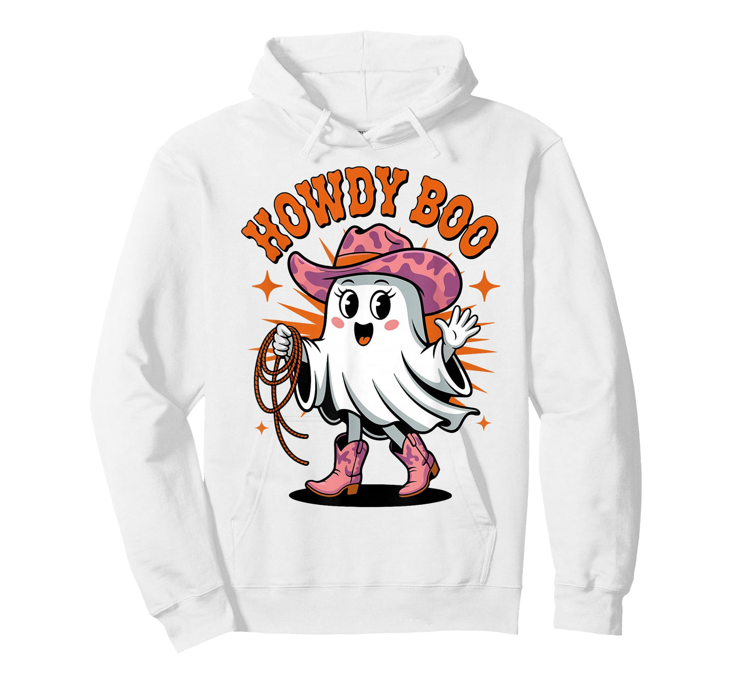 Howdy Boo Ghost Cowgirl Halloween Cute Teen Girl Toddler T-Shirt