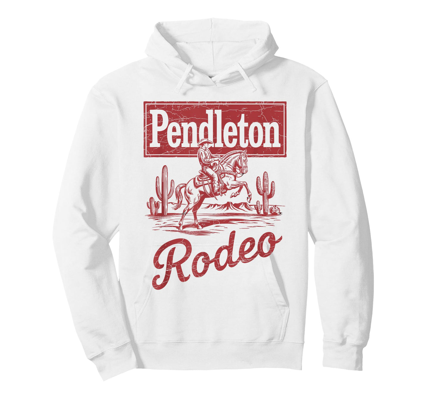 Pendleton Rodeo, Vintage Cowboy Western Horse Bronc Riding T-Shirt