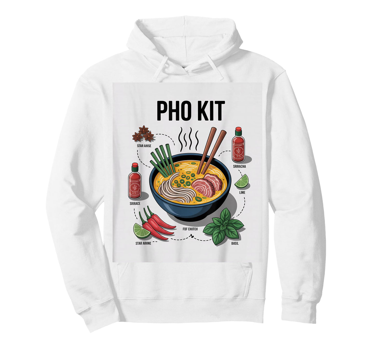 Pho Kit Soup Ingredients Pho Broth at Home Funny Pho Lover T-Shirt