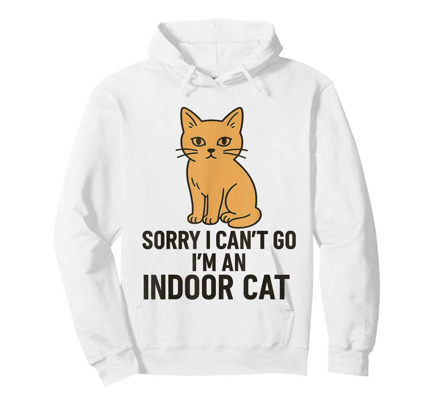 Sorry I Can’t Go I’m an Indoor Cat Funny Indoor Kitten T-Shirt
