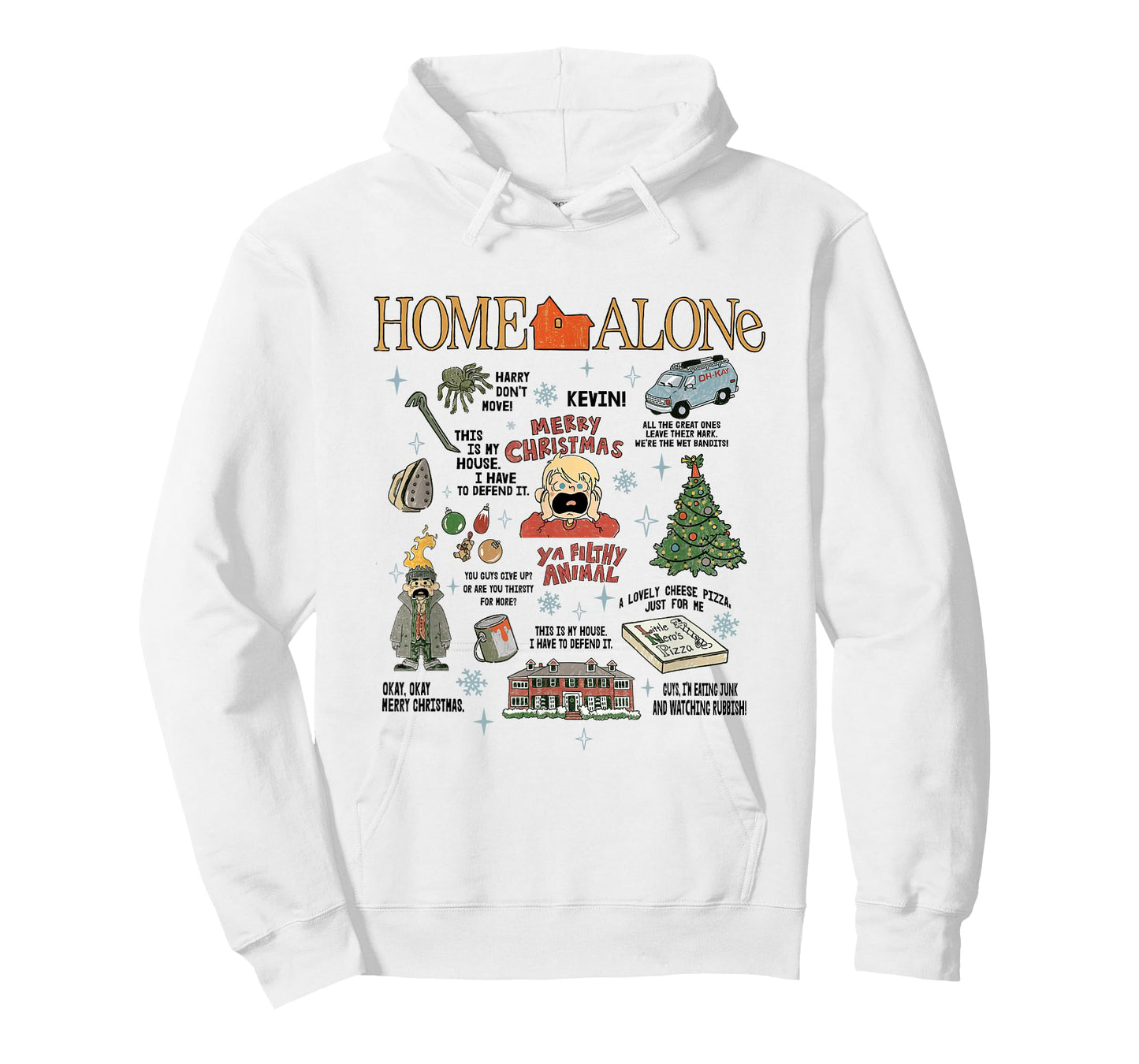 Home Alone Merry Christmas Survival Icon Jumble T-Shirt