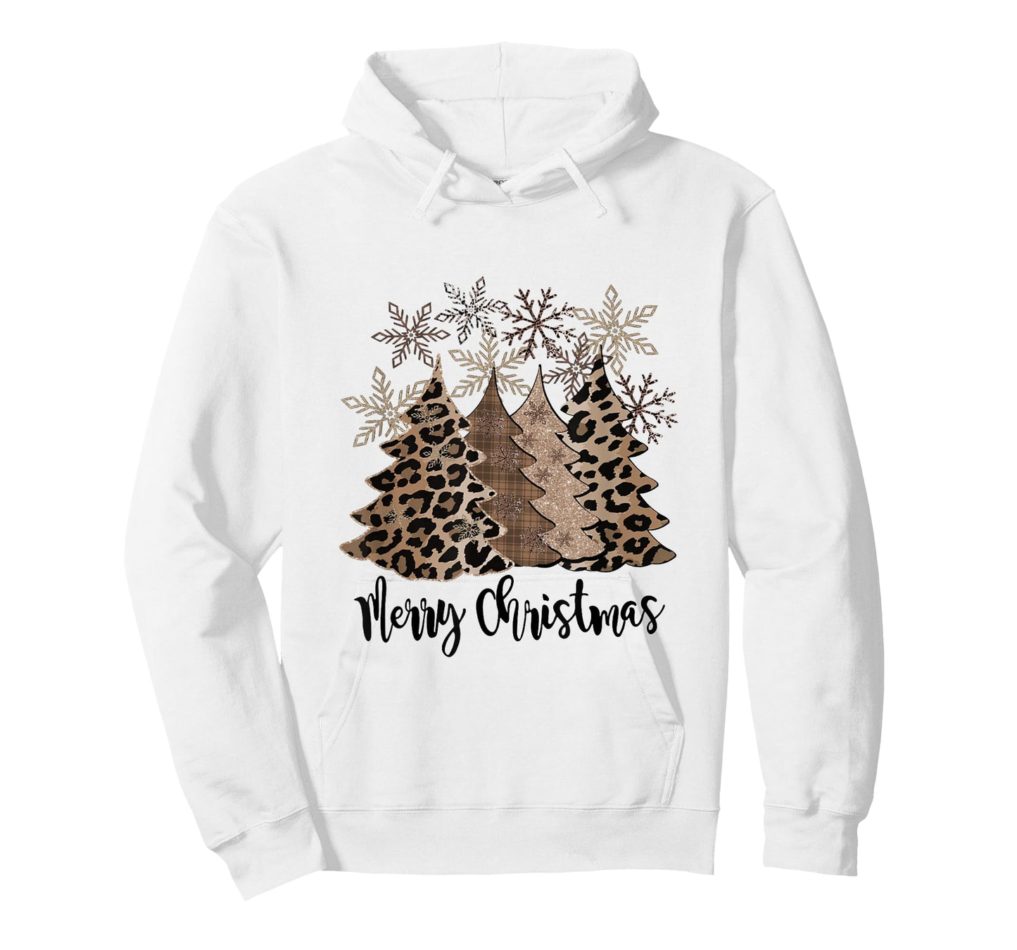 Merry Christmas Tree Buffalo Plaid Red White Green Christmas T-Shirt