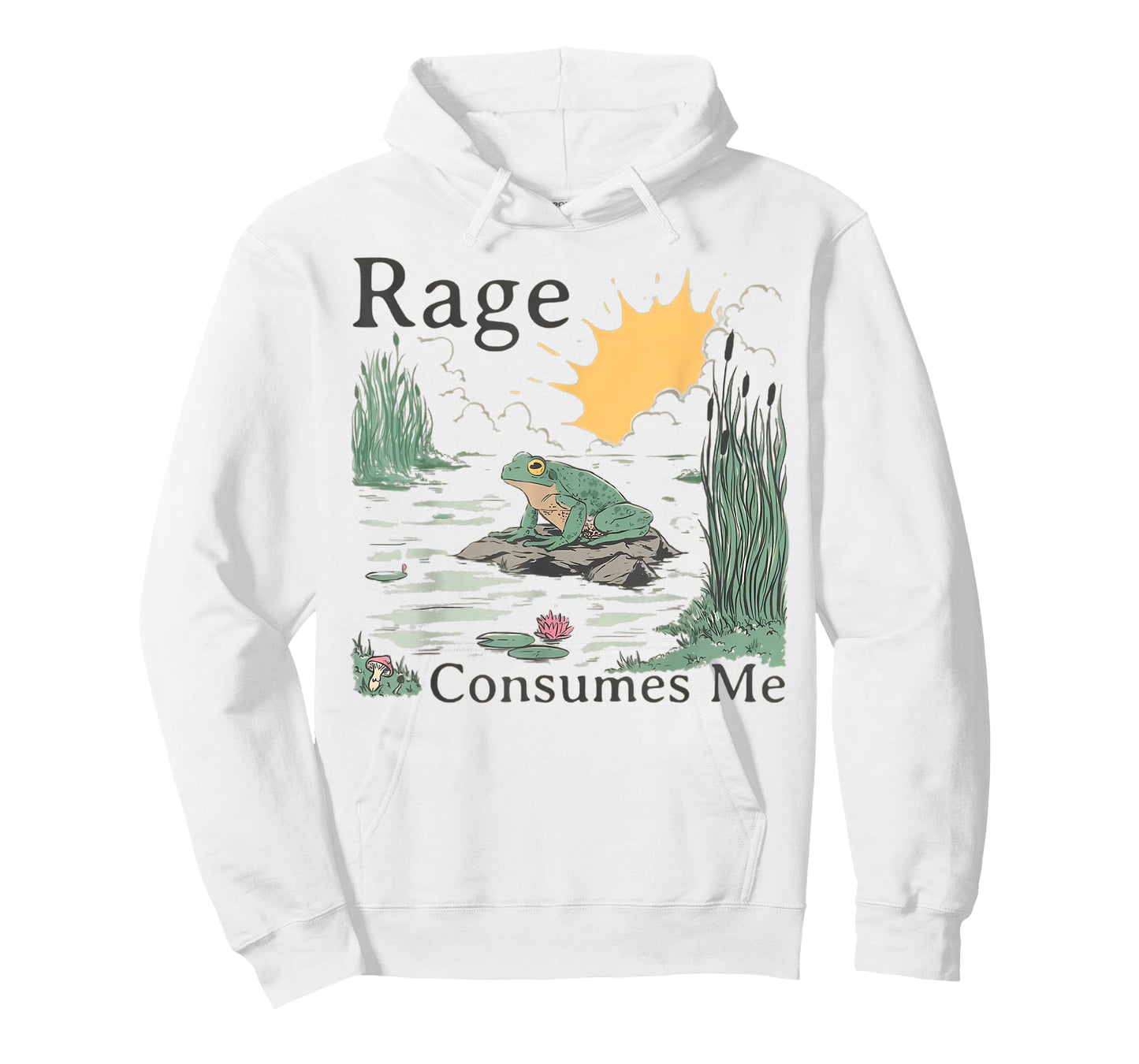 Rage Consumes Me Frog Frog Pond T-Shirt
