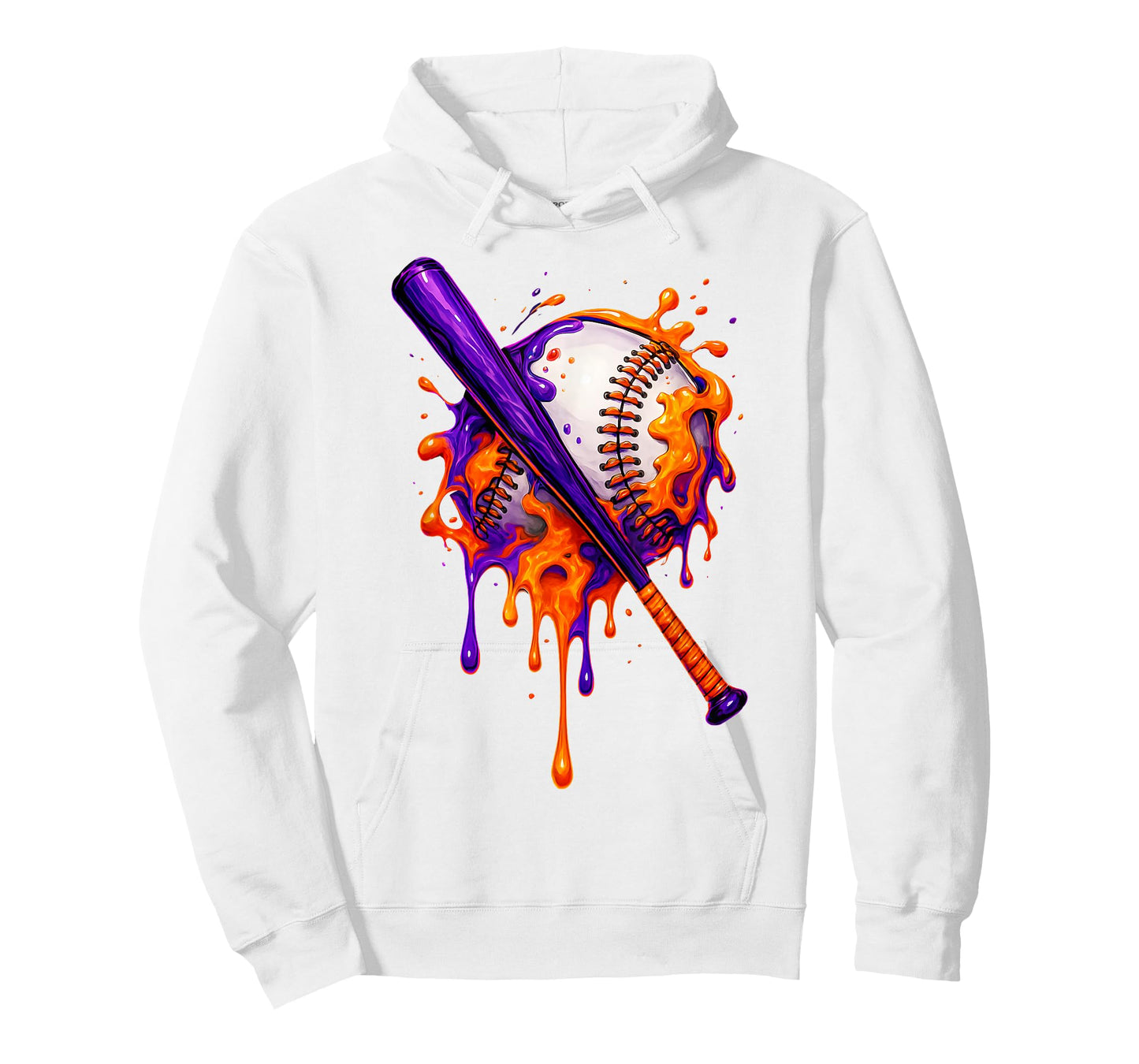Respect The Drip Baseball Ice Cream Drip Halloween Men Boys T-Shirt