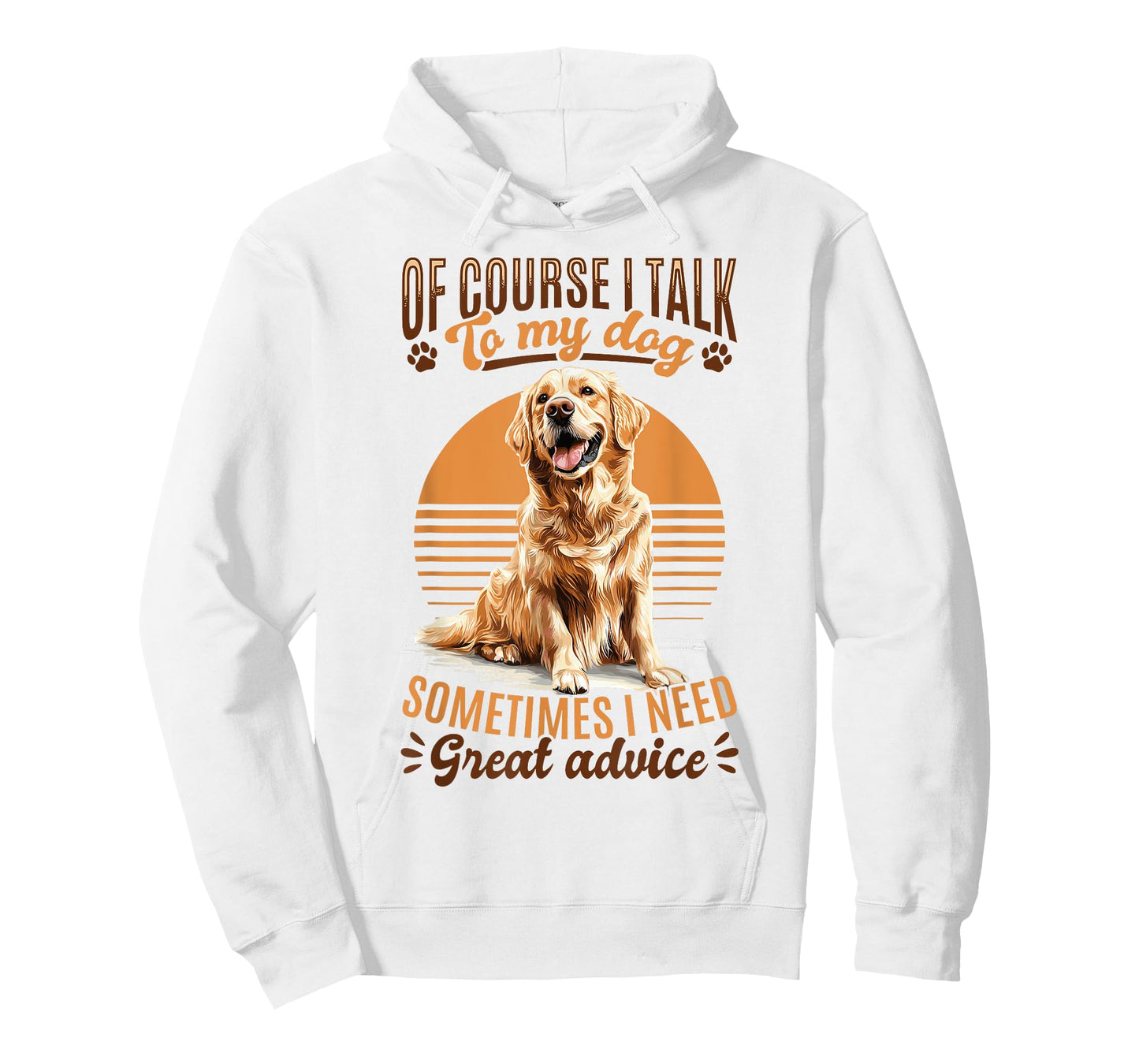 Golden Retriever Dog Breed Of course I talk to my dog T-Shirt