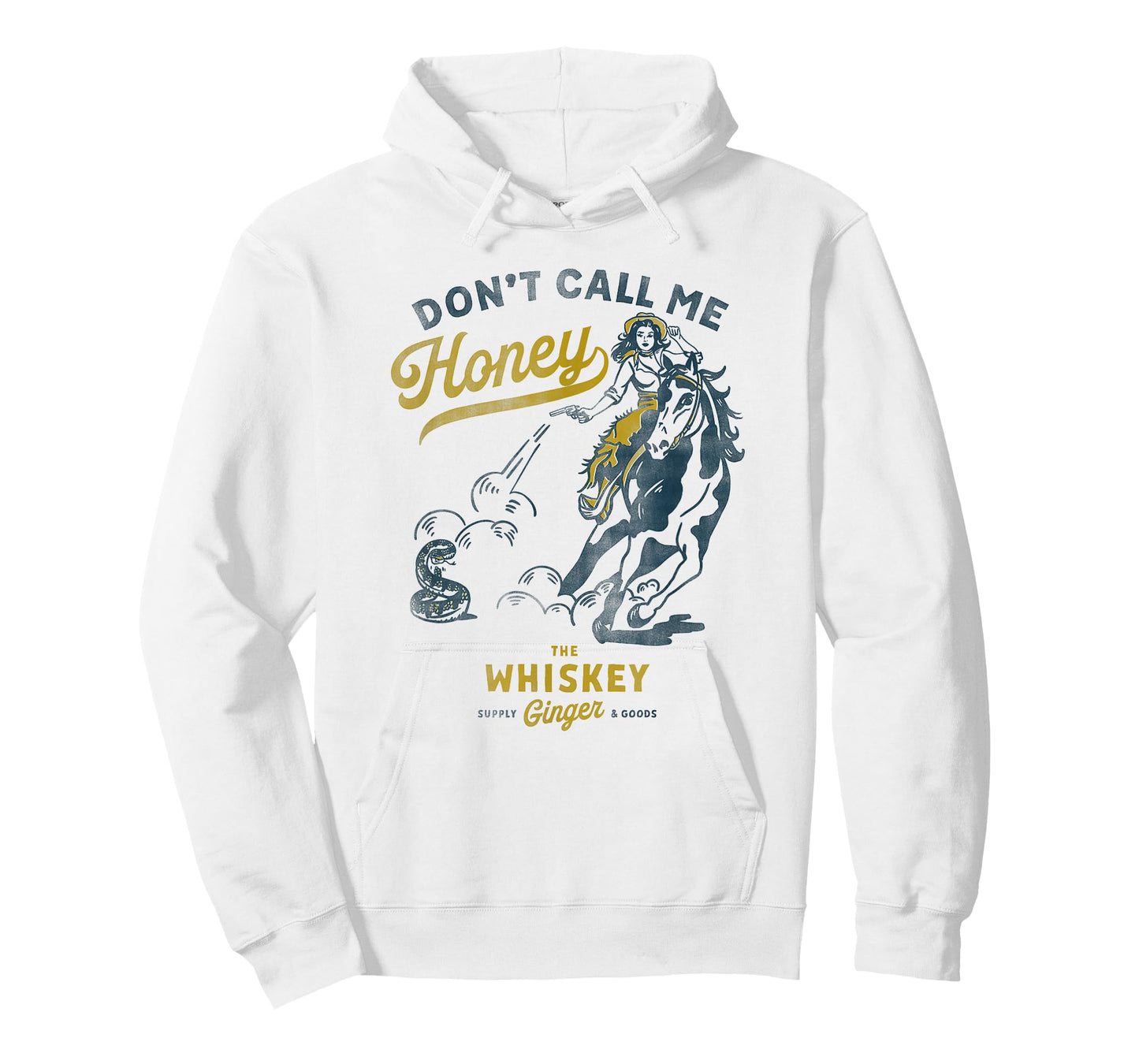 Don't Call Me Honey: Western Pinup Cowgirl On Horseback T-Shirt