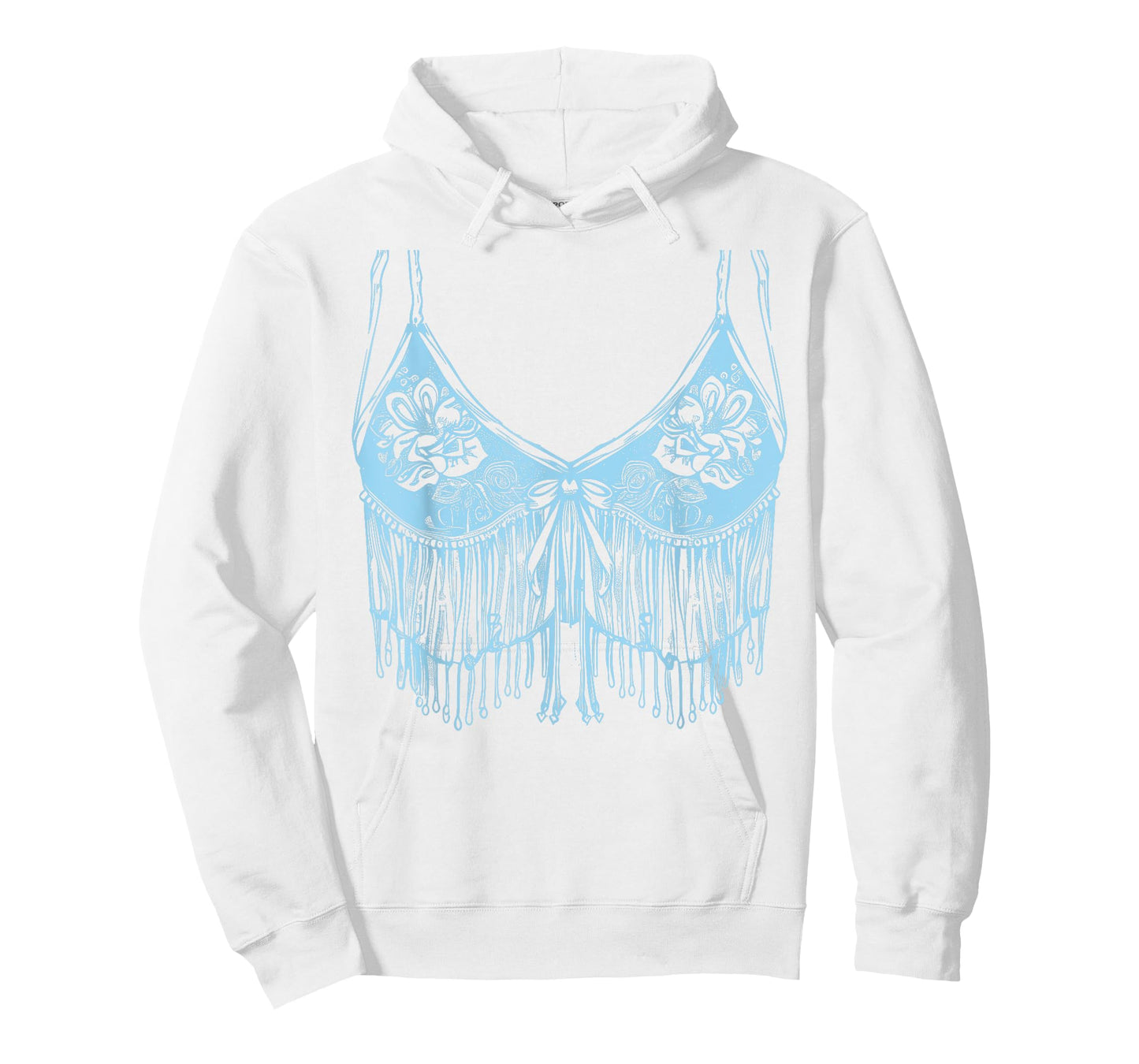 Lingerie Bra graphic Print Cowgirl Fringe Trend Sexy Country T-Shirt