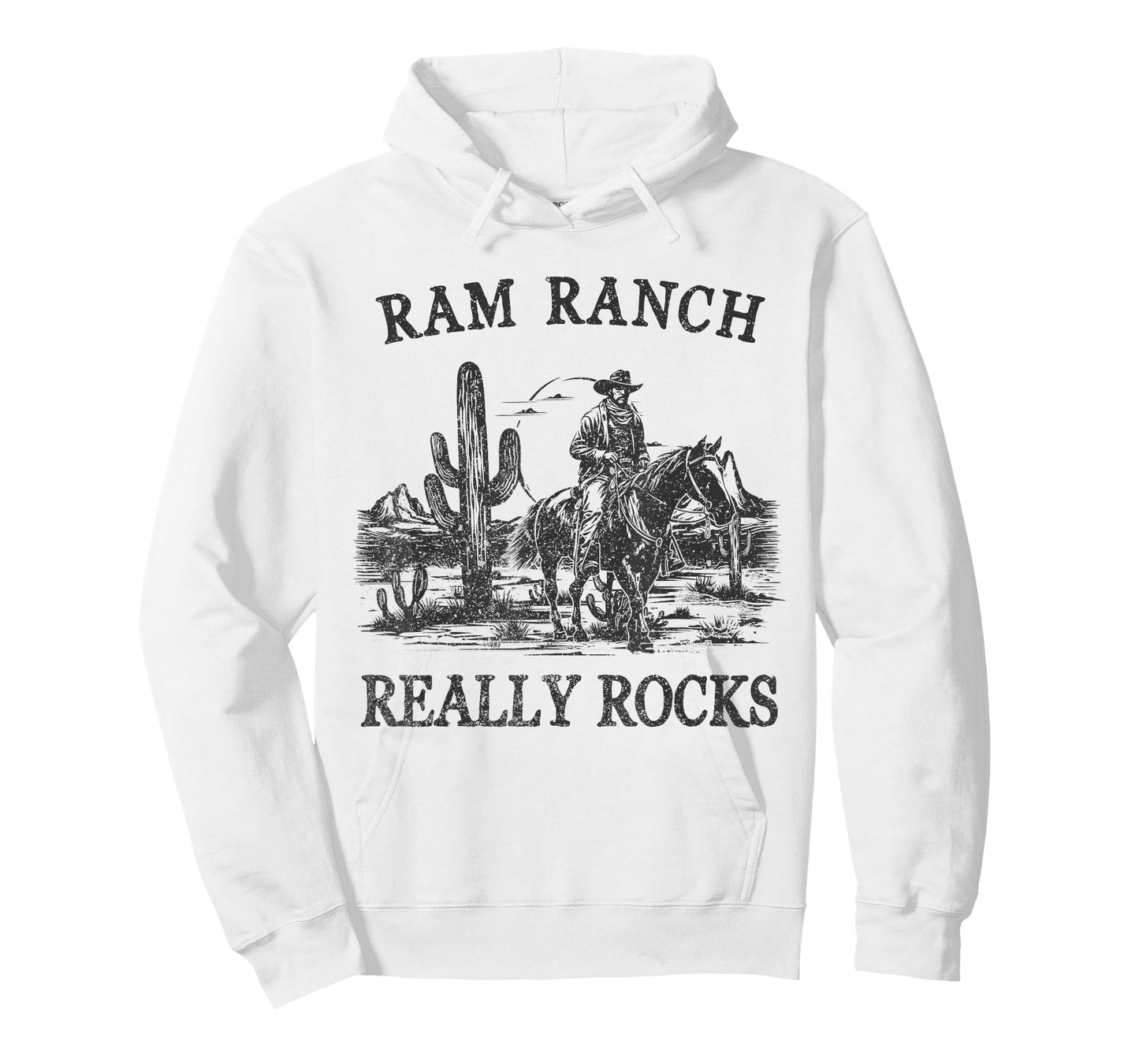 Ram Ranch Really Rocks Western Life Rodeo Country Cowgirls T-Shirt