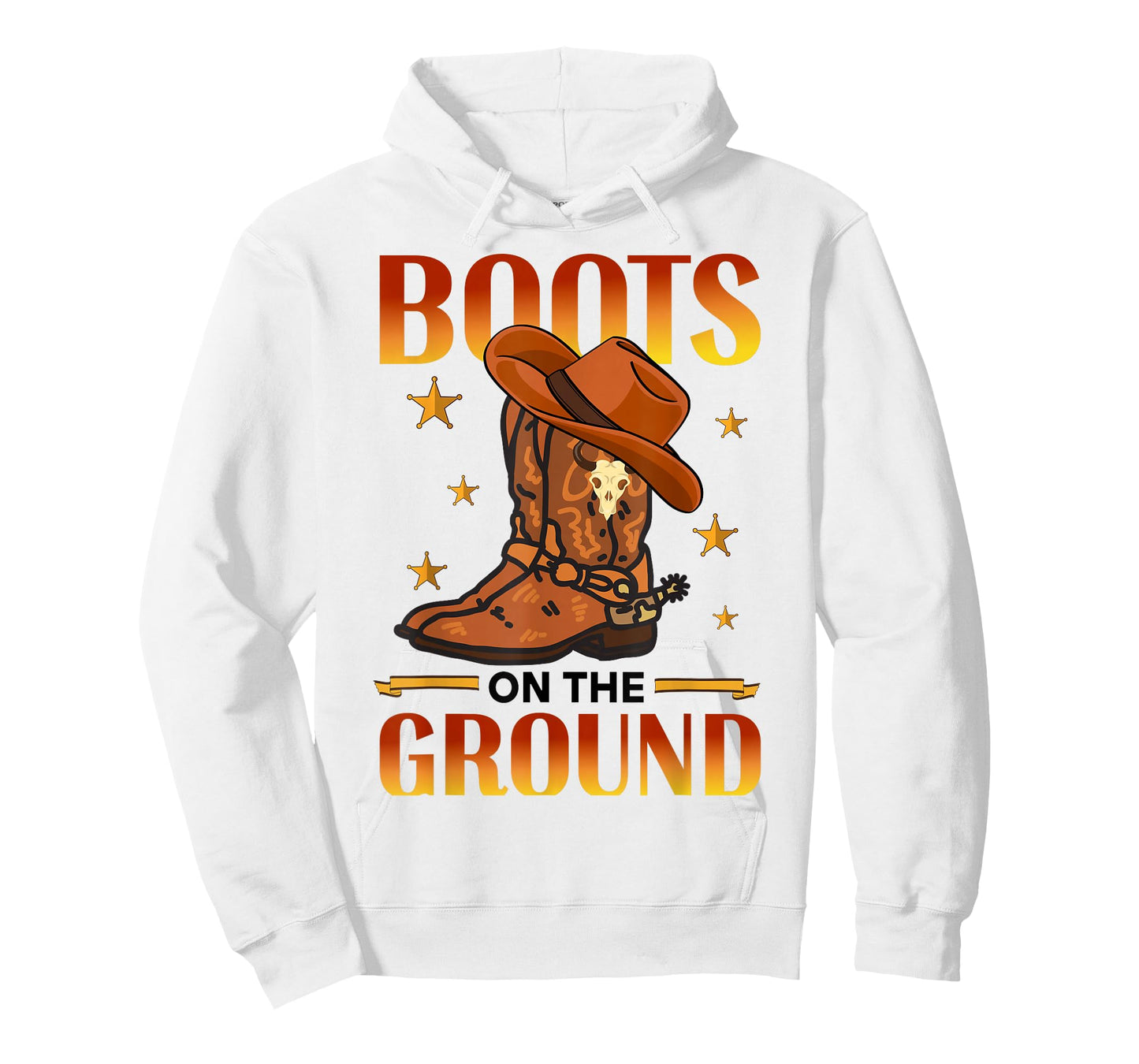 Boots On The Ground Cowboy Country Western T-Shirt