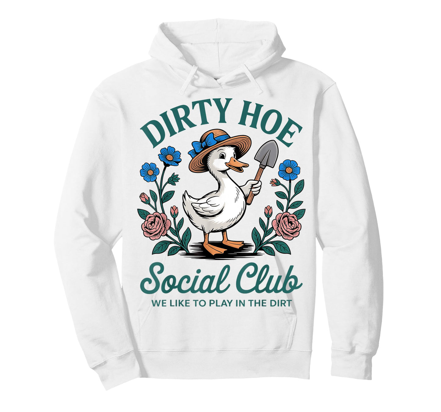 Dirty Hoe Gardening Social Club, We Like To Playing The Dirt T-Shirt