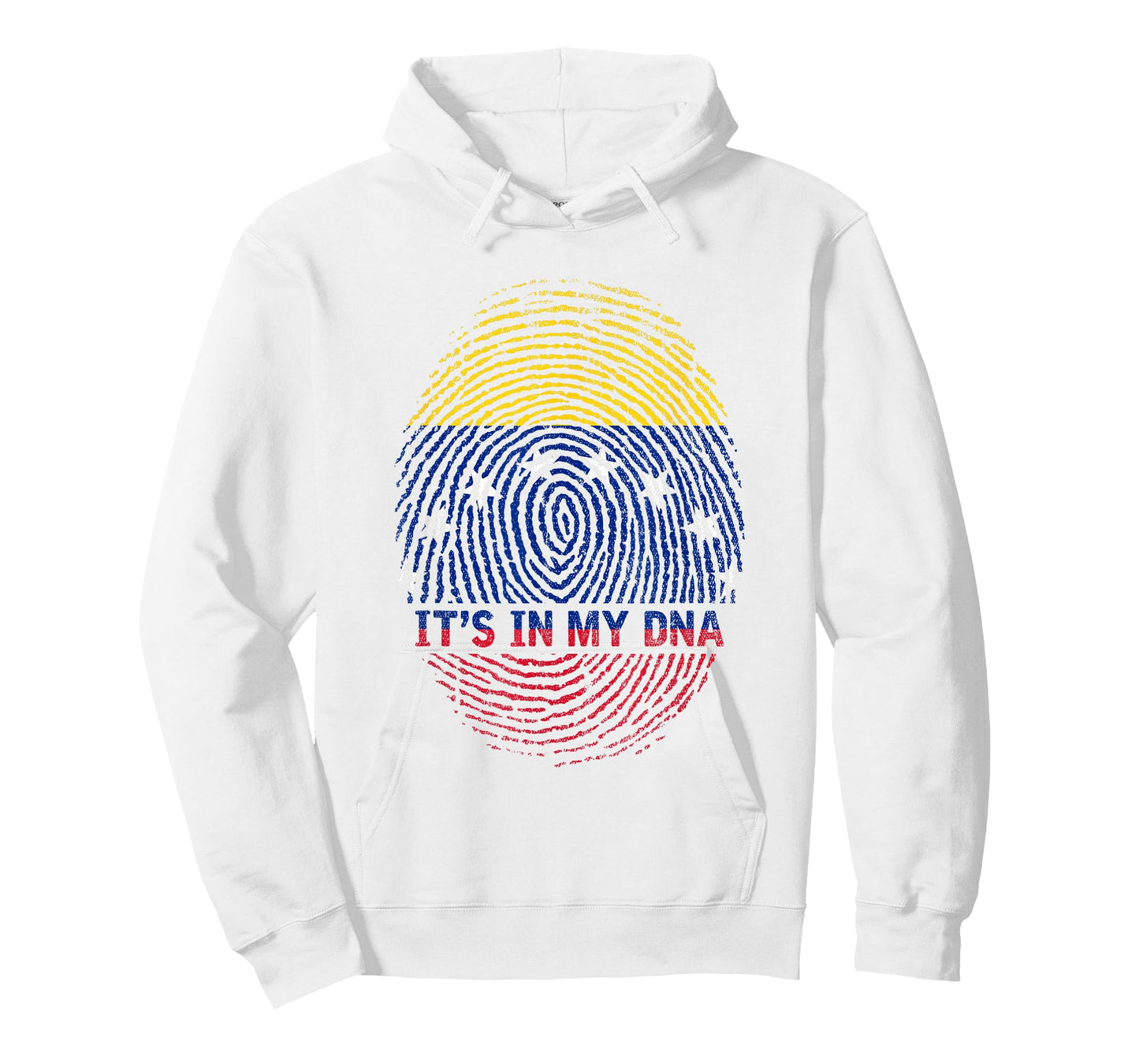 DNA Fingerprint Proud Venezuela Flag Patriotic Venezuela T-Shirt