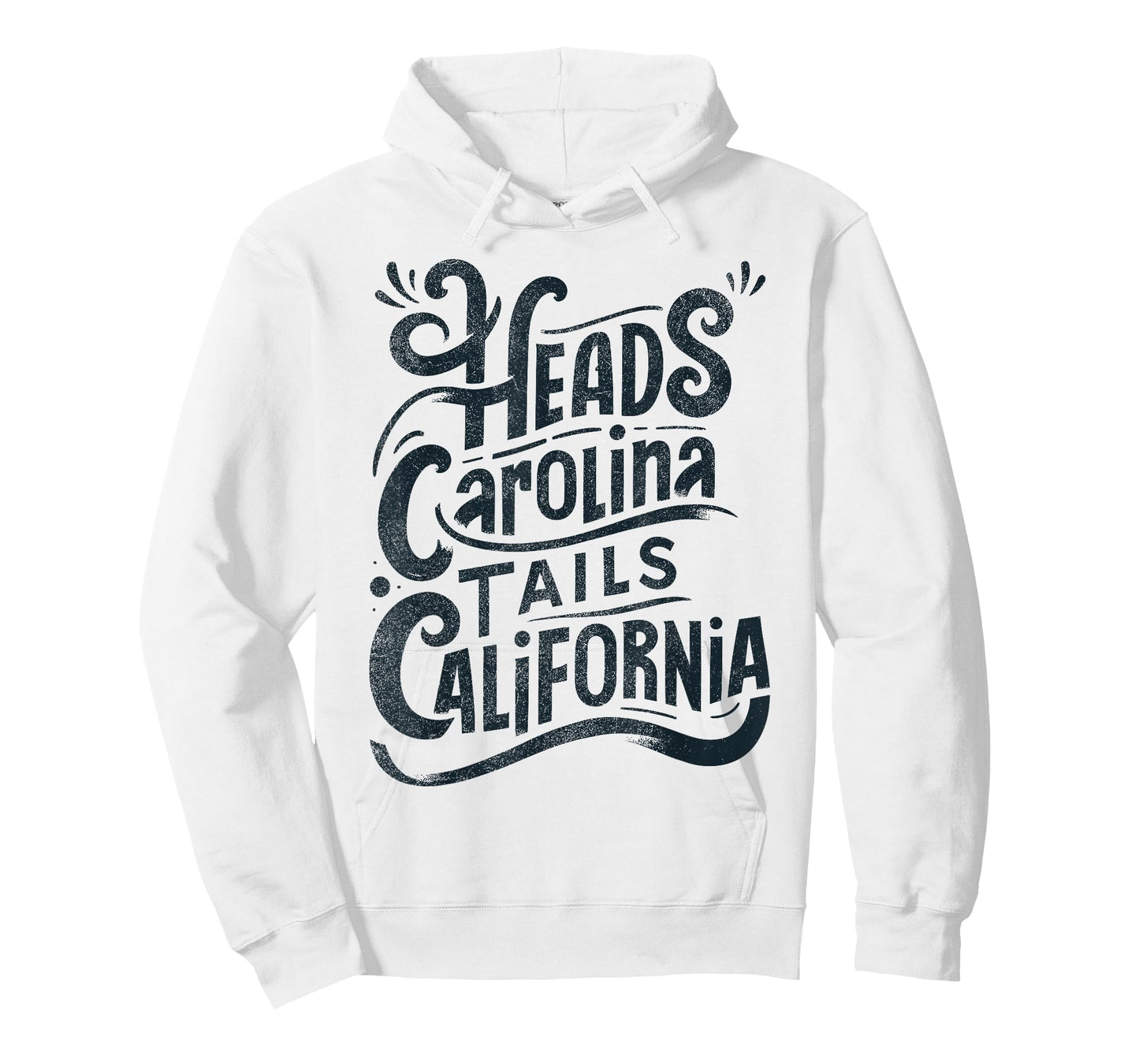 Heads Carolina Tail California Retro Vintage Country Music T-Shirt